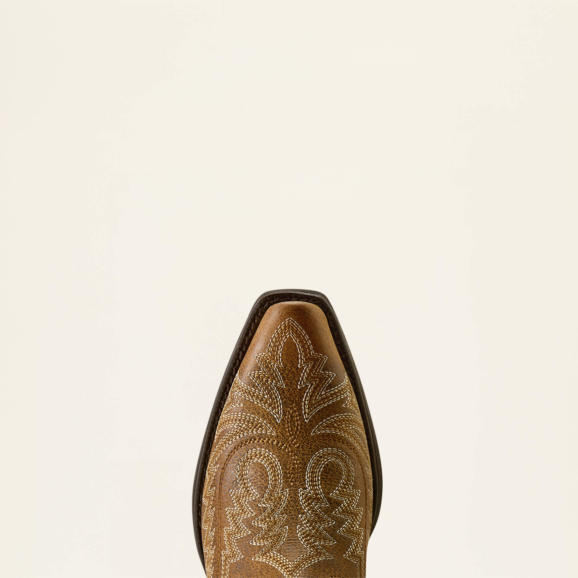 Round Up Collins D Toe Western Boot Toe - BROWN BOMBER