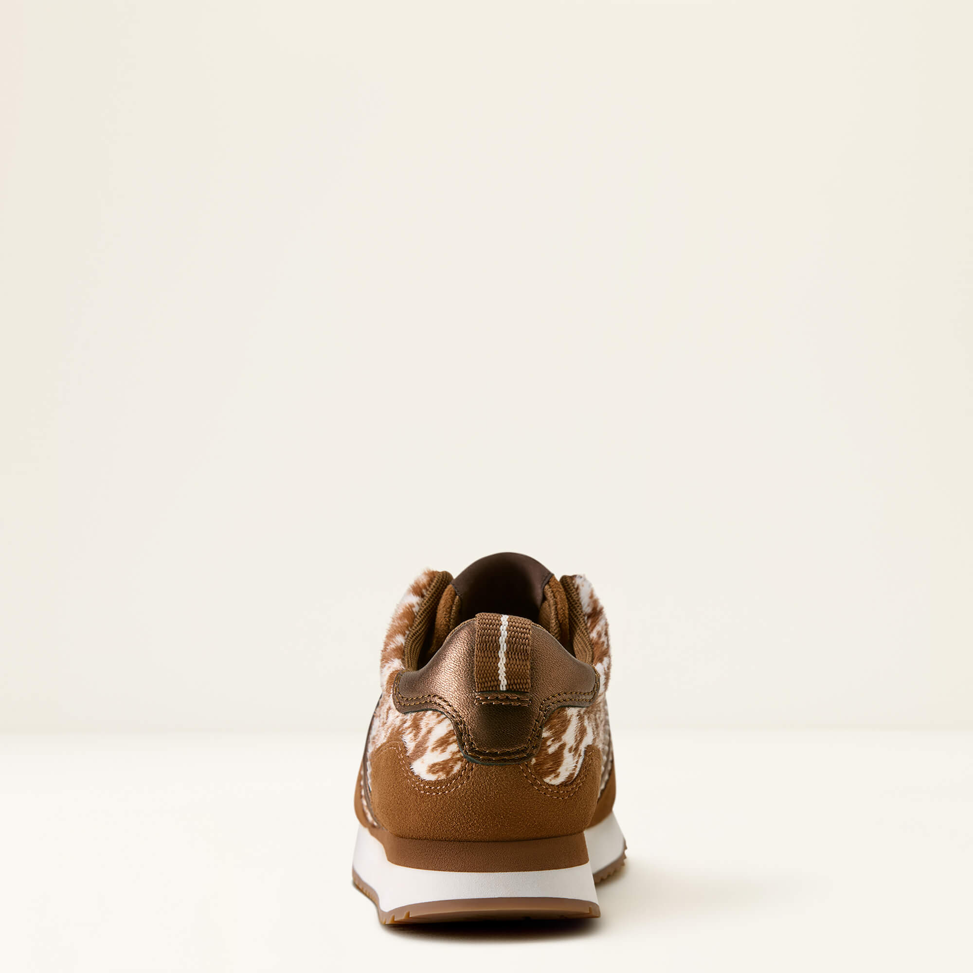 Ranch Runner Shoe Heel - CHESTNUT SUEDE|SPECKLED COW PRINT