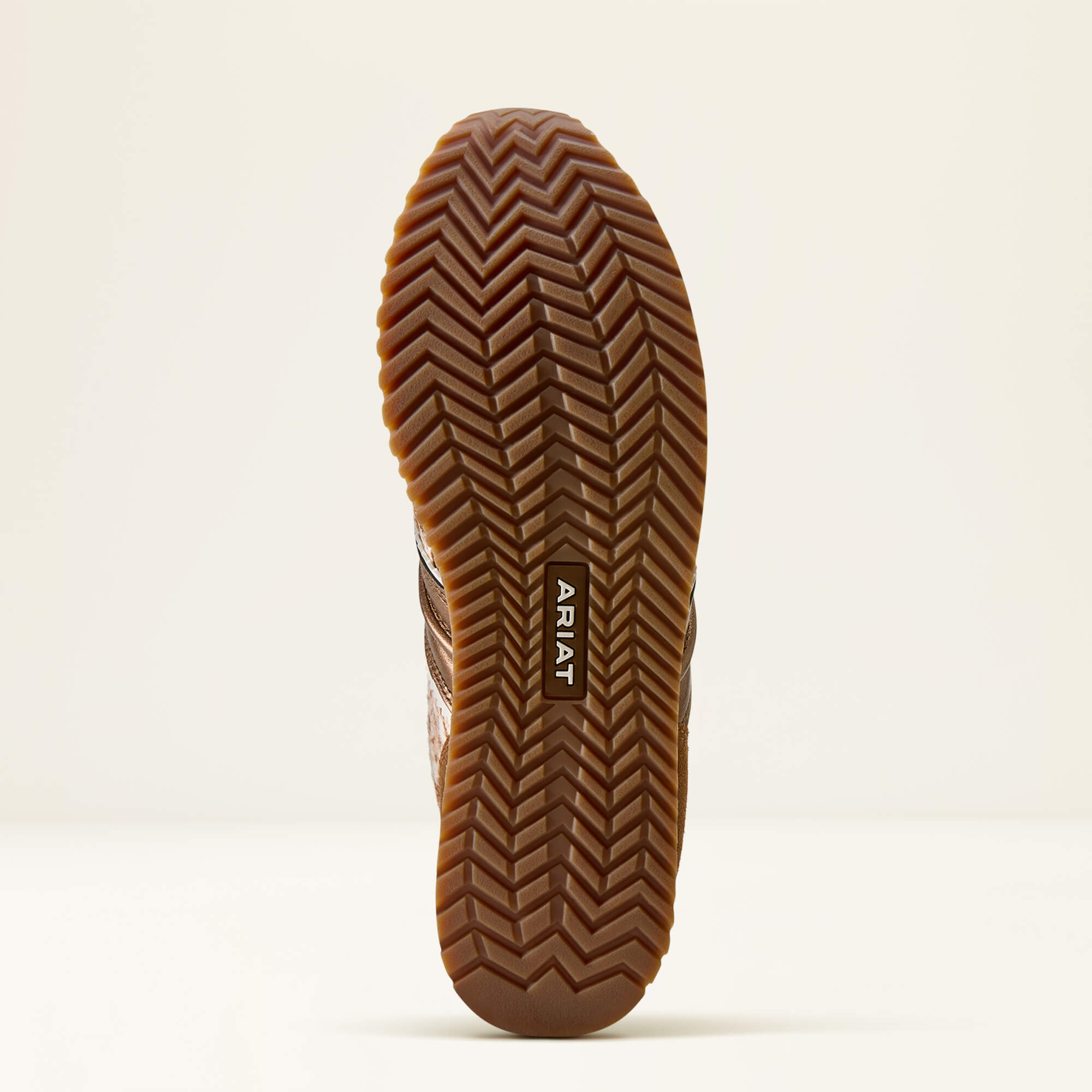 Ranch Runner Shoe Sole - CHESTNUT SUEDE|SPECKLED COW PRINT