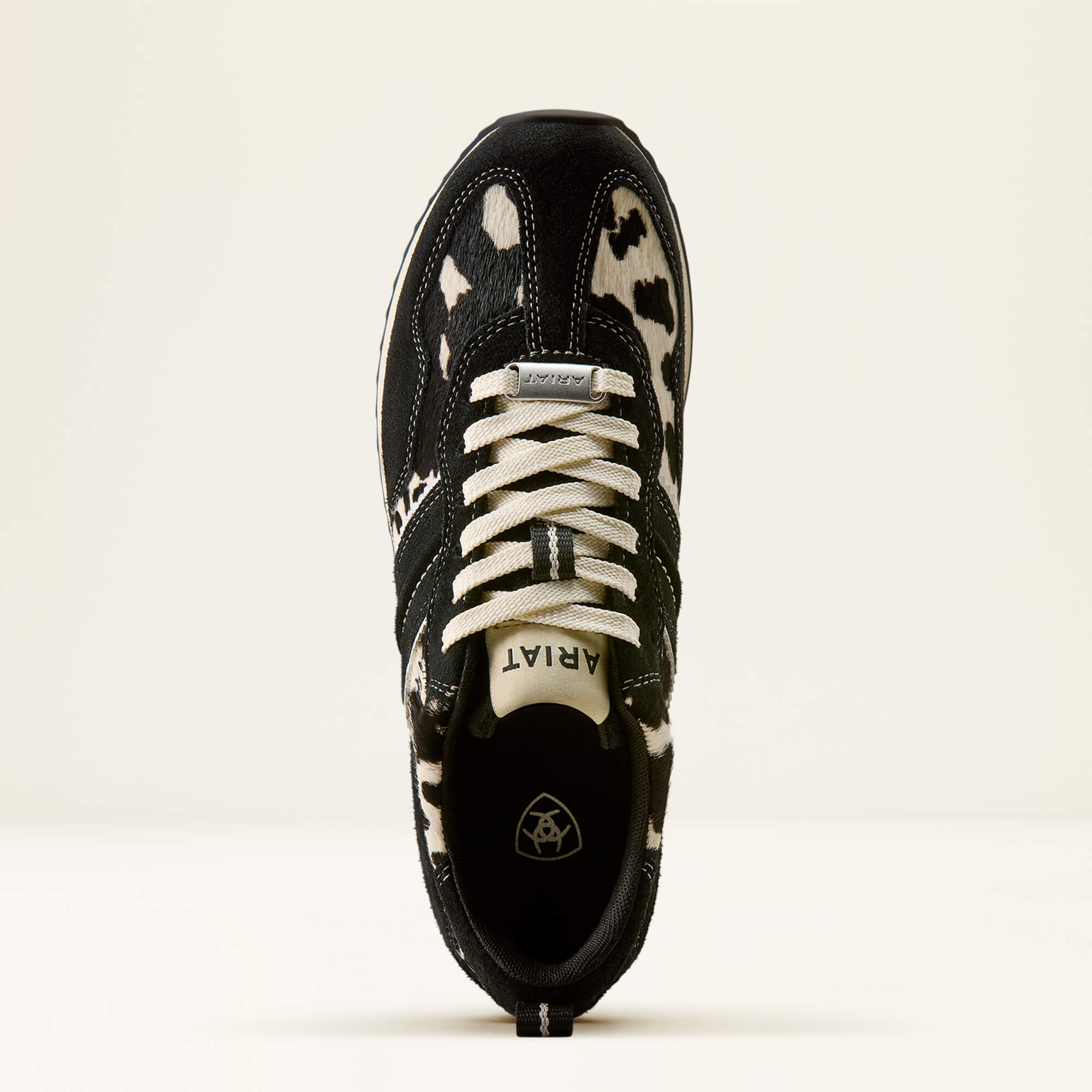 Ranch Runner Shoe Toe - BLACK SUEDE|BLACK AND WHITE HAIR ON