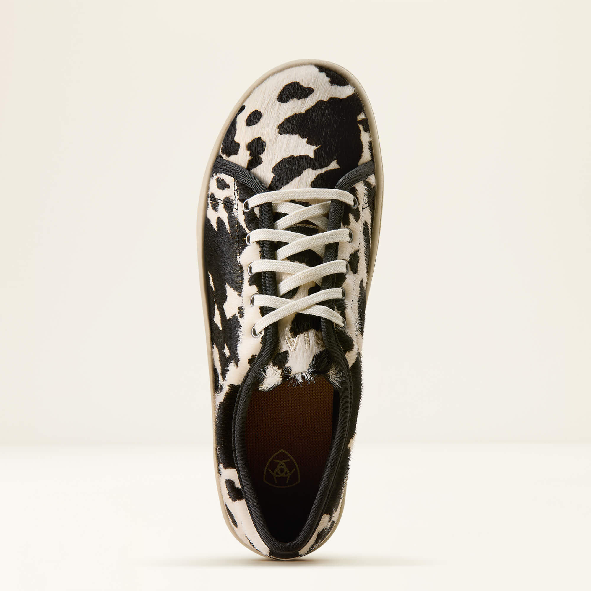 Skylar Shoe Toe - BLACK AND WHITE HAIR ON
