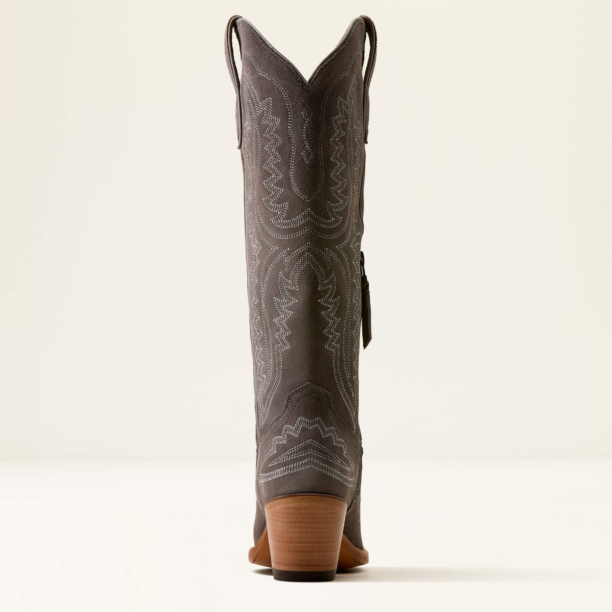 Casanova X Toe Western Boot Heel - ASH SUEDE
