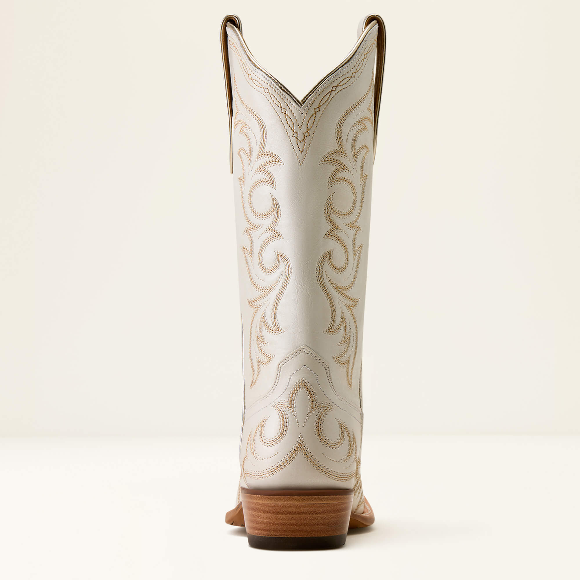 Hazen X Toe Western Boot Heel - IVORY PEARL