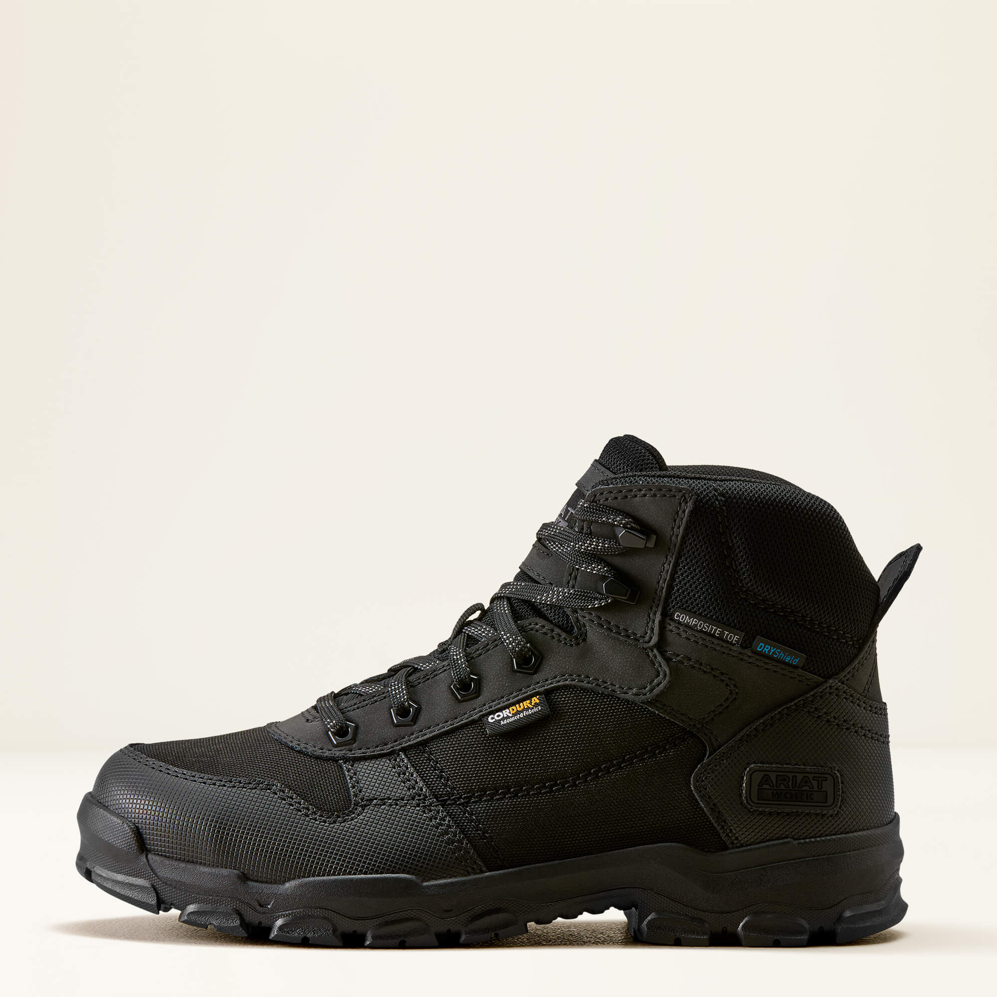 Stryker Neo Waterproof Composite Toe Work Boot Side - BLACK