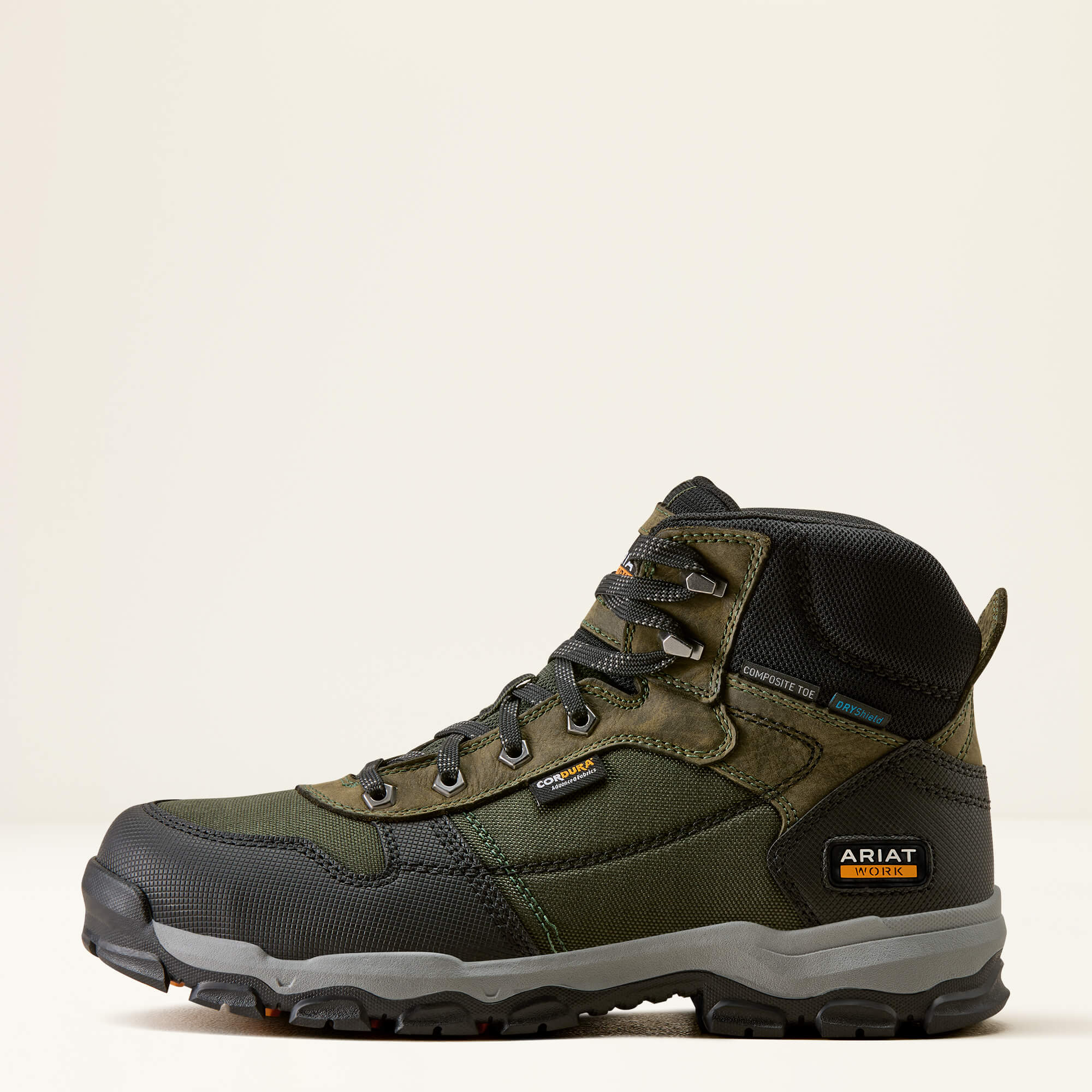 Stryker Neo Waterproof Composite Toe Work Boot Side - BURNT OLIVE
