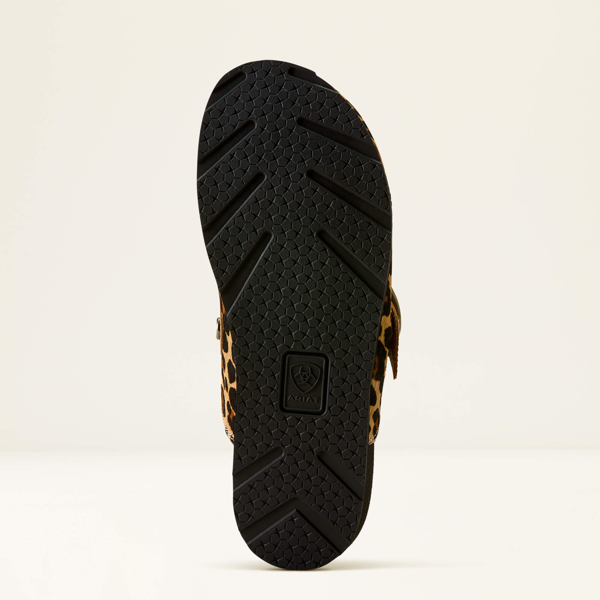 Country Mule Sole - LEOPARD HAIR ON