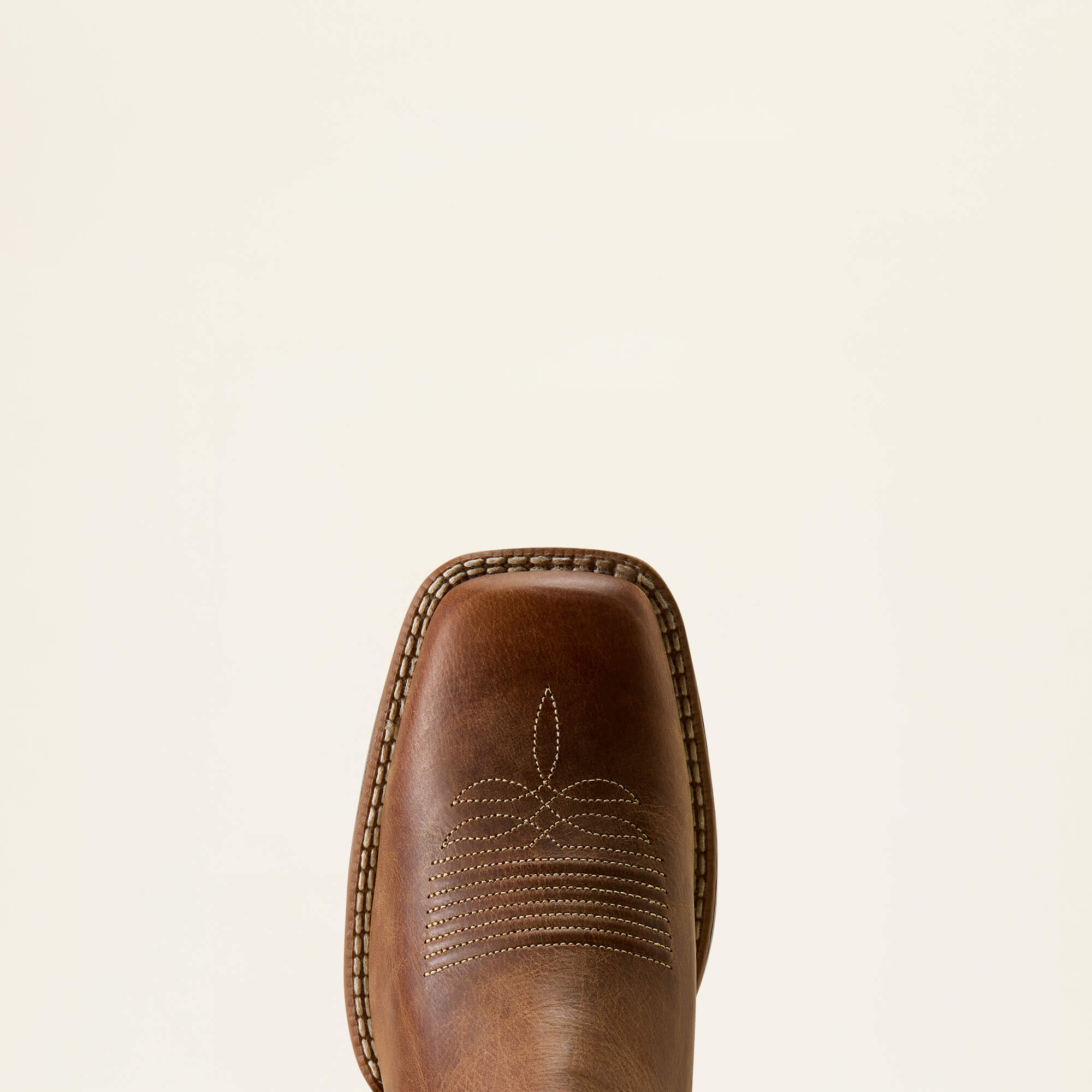 Canyon Point Wide Square Toe Western Boot Toe - DESERT SAND|HEART THROB RED