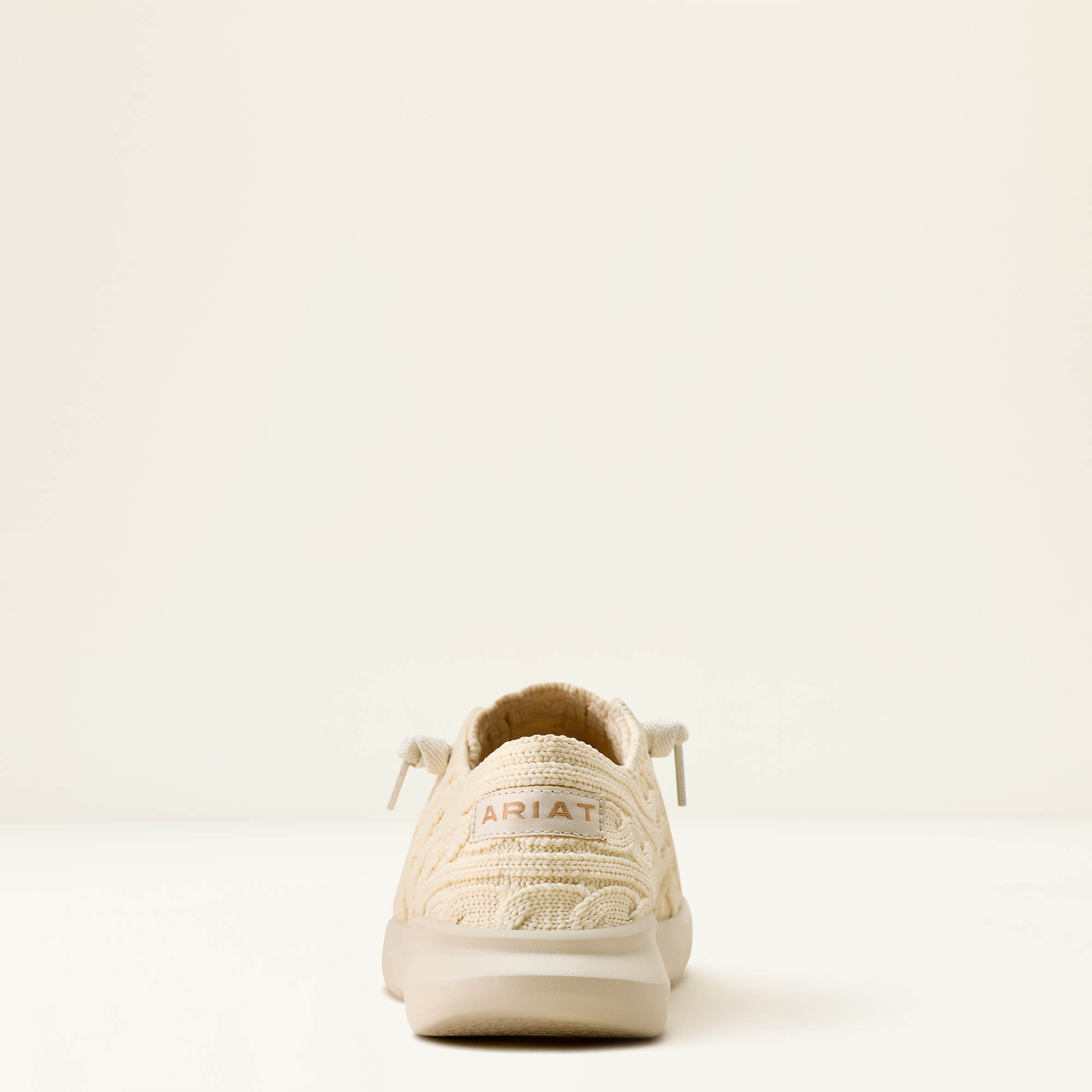 Hilo Shoe Heel - CREAM CABLE KNIT