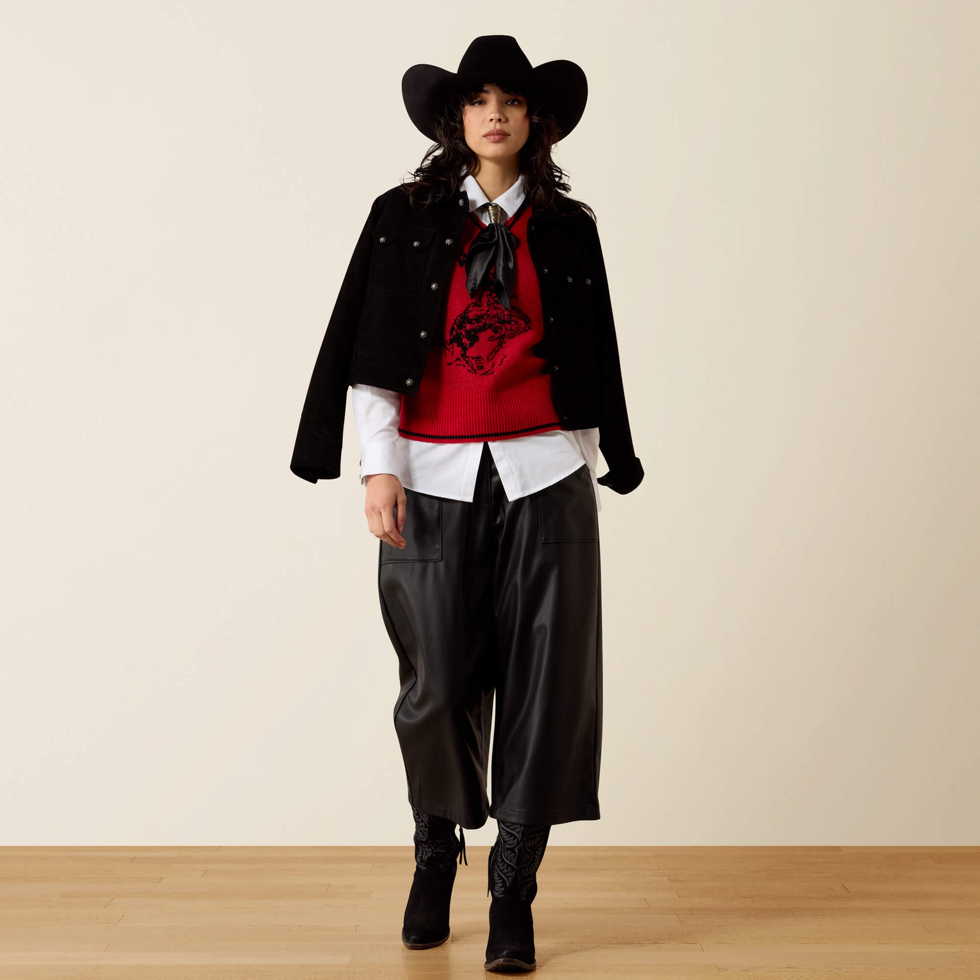 Taylor Sweater Vest Full - SAVVY RED