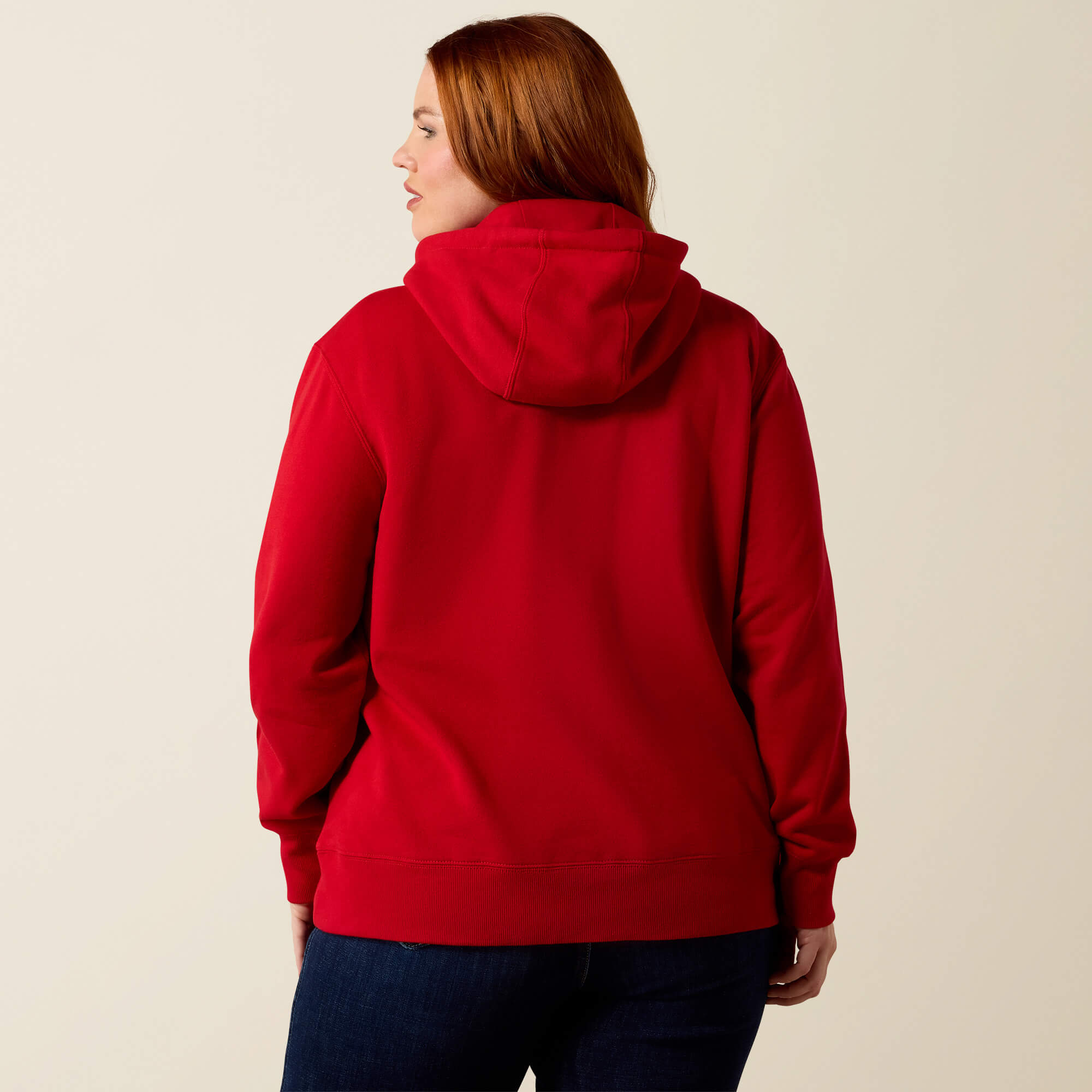 Ariat Logo 2.0 Hoodie Back Plus - SAVVY RED
