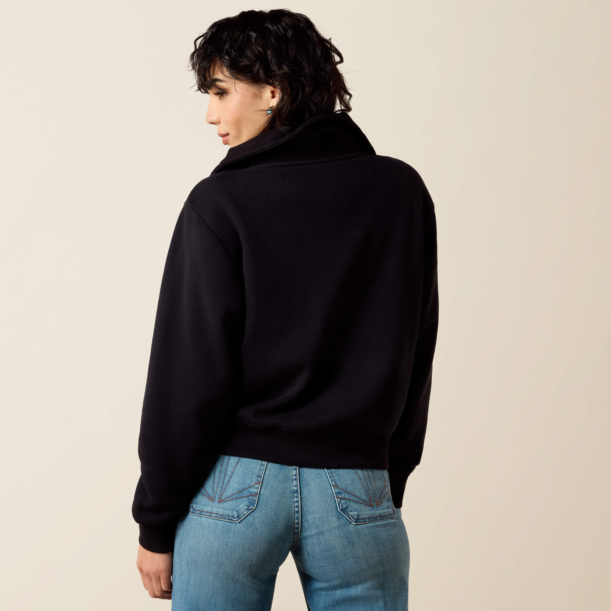 Butler Pullover Back - BLACK