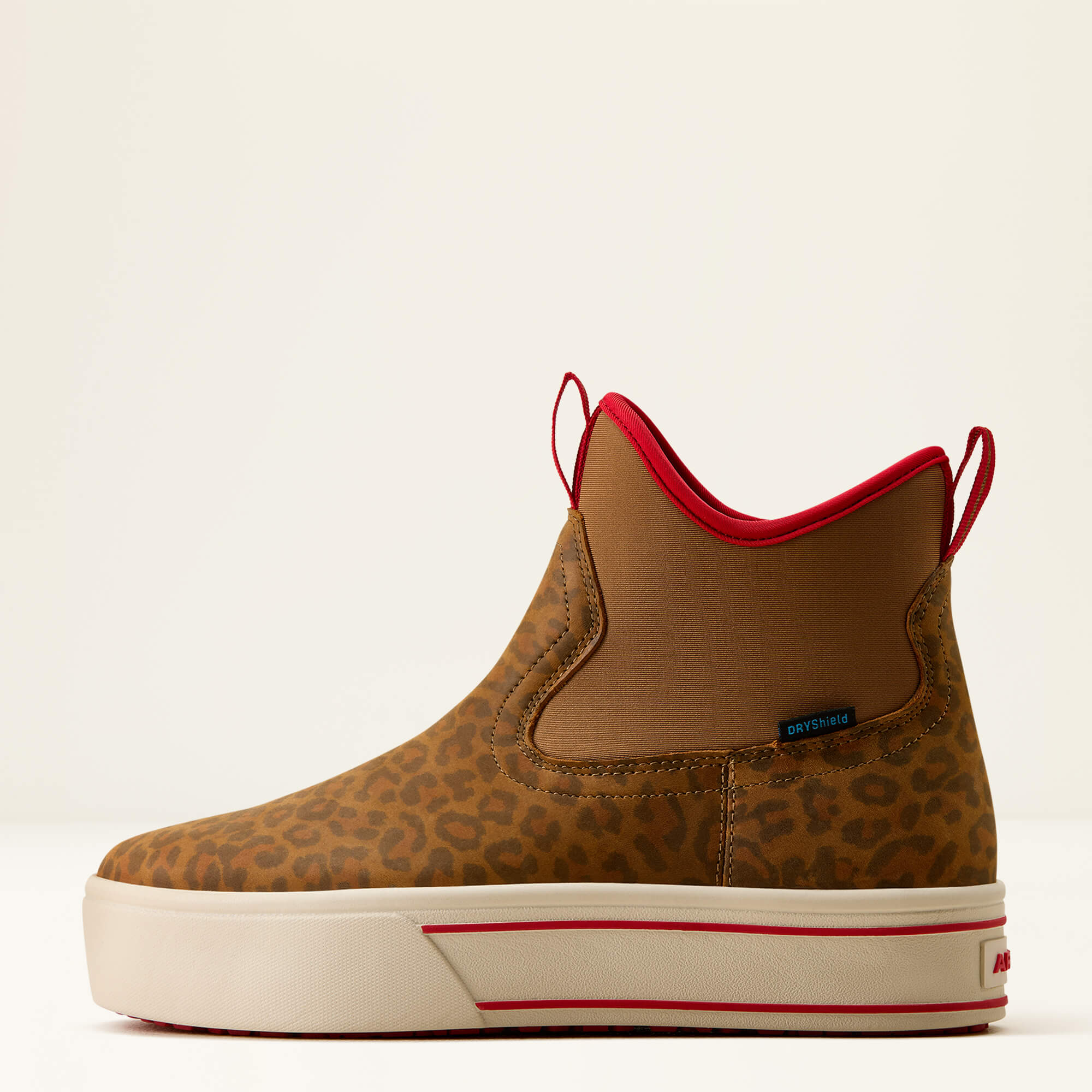 Saylor Shrimp Waterproof Boot Side - WASHED LEOPARD|BROWN