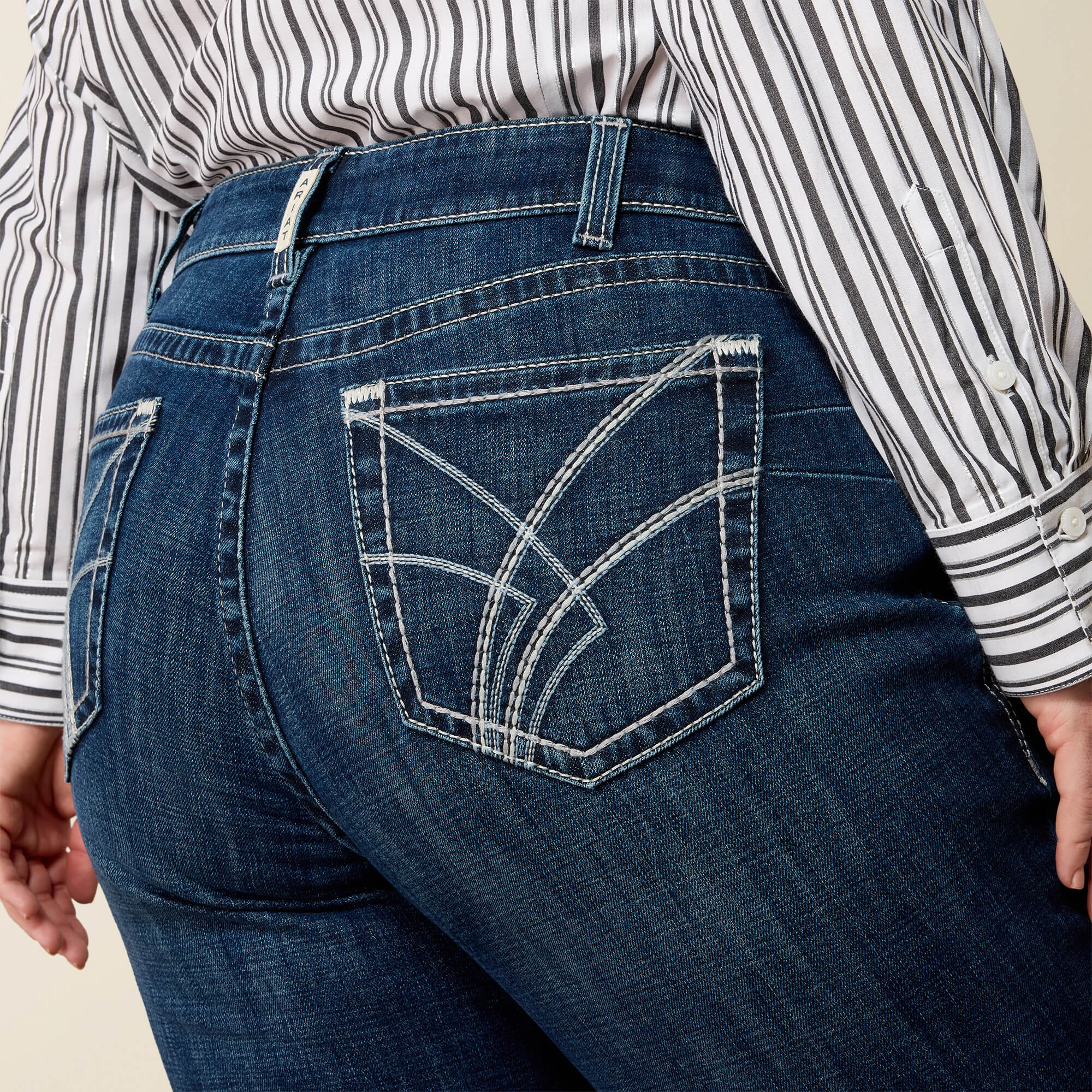 Mid Rise Olenna Boot Cut Jeans 01 Plus - ISTANBUL