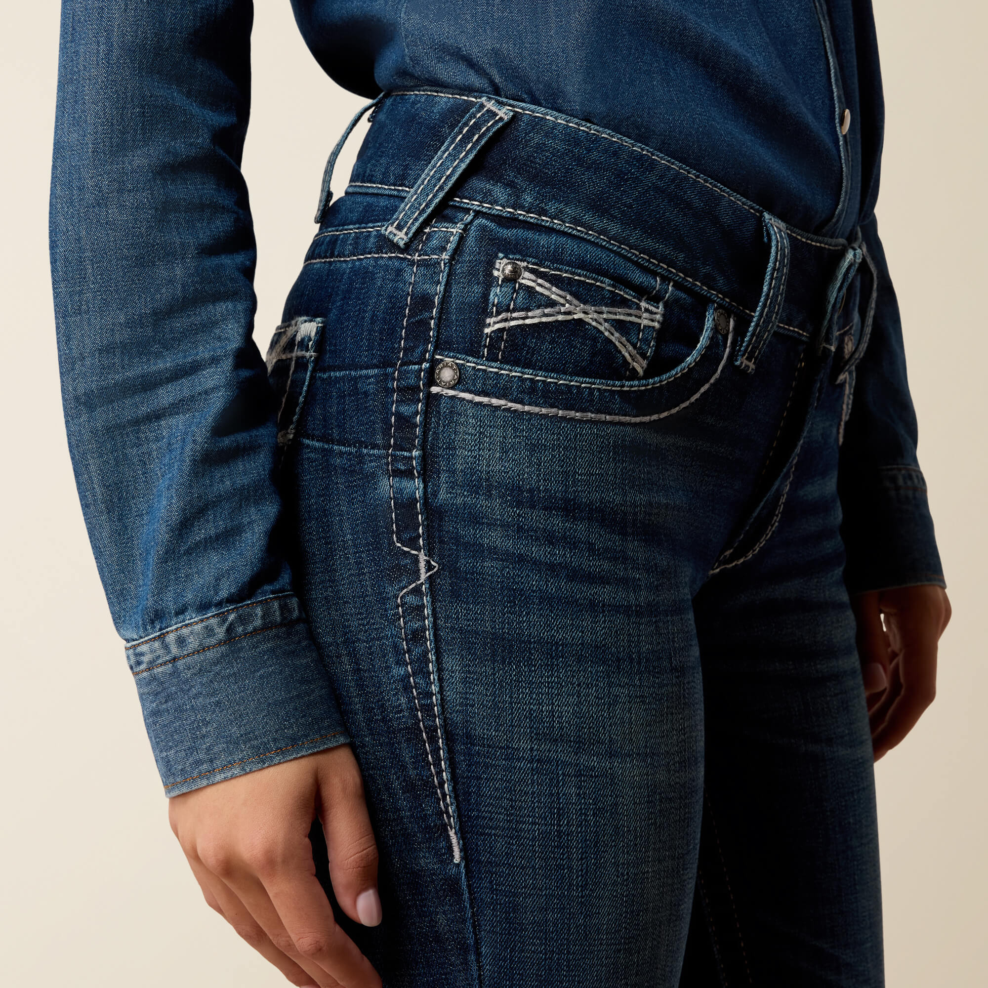 Mid Rise Olenna Boot Cut Jeans 01 - ISTANBUL