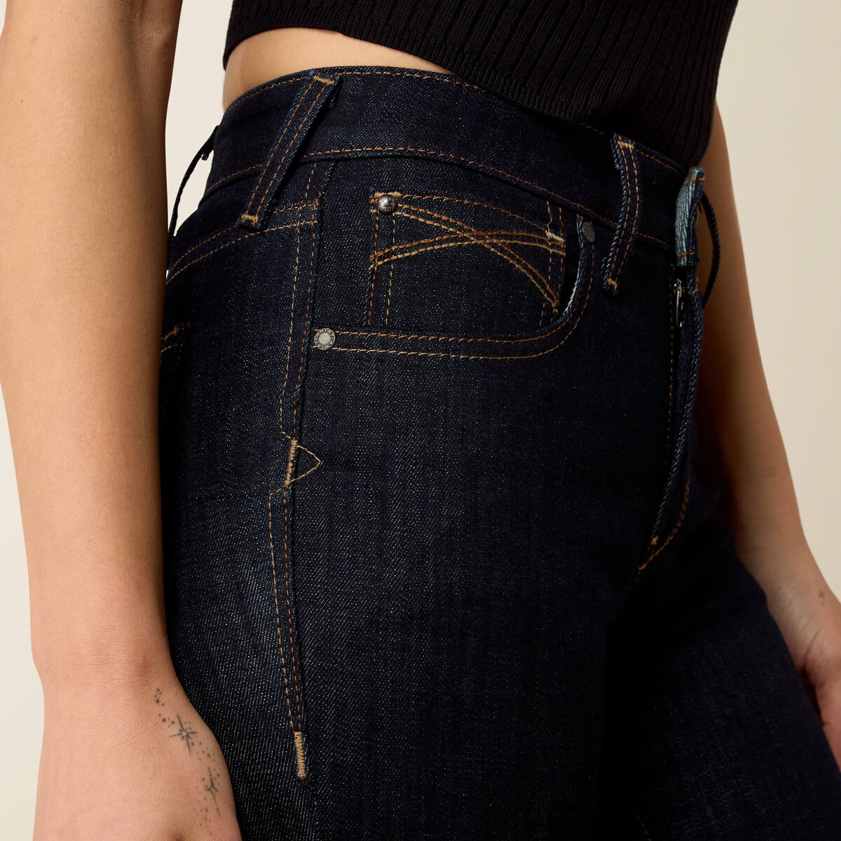 High Rise Quinn Boot Cut Jeans - Rinse