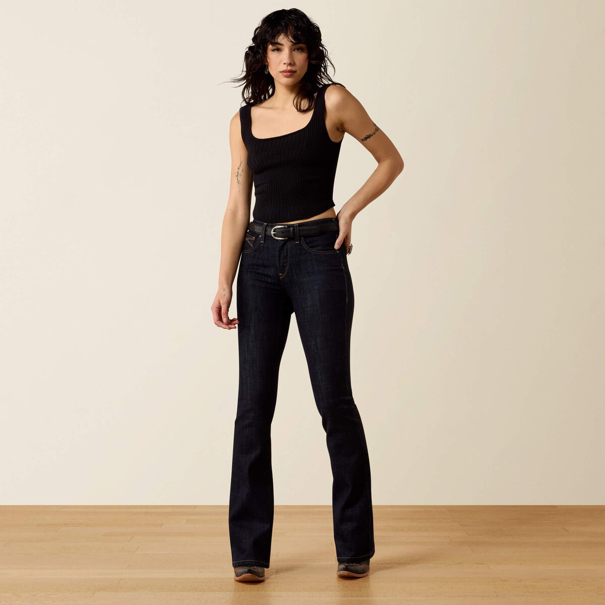 High Rise Quinn Boot Cut Jeans - Rinse