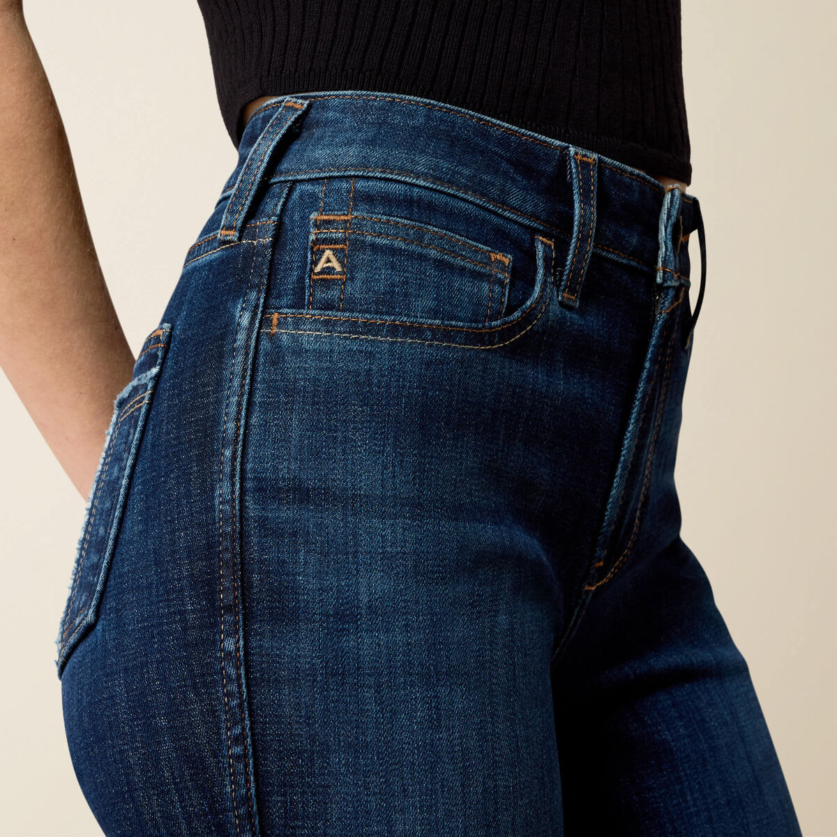 High Rise Avani Slim Trouser Jeans - Salinas