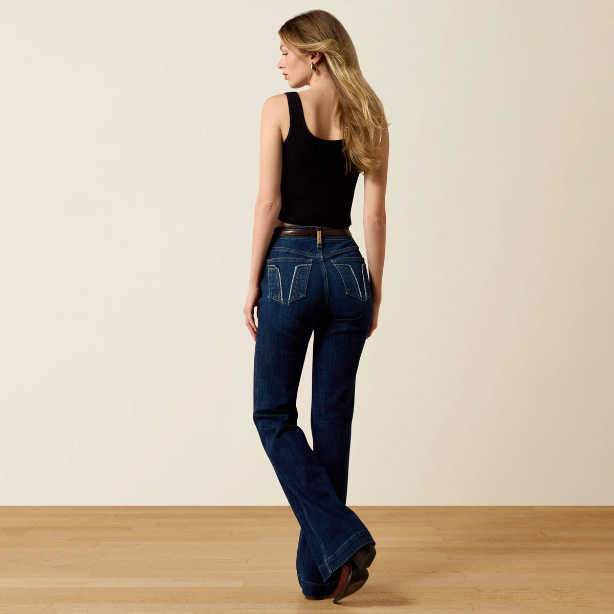 High Rise Avani Slim Trouser Jeans - Salinas