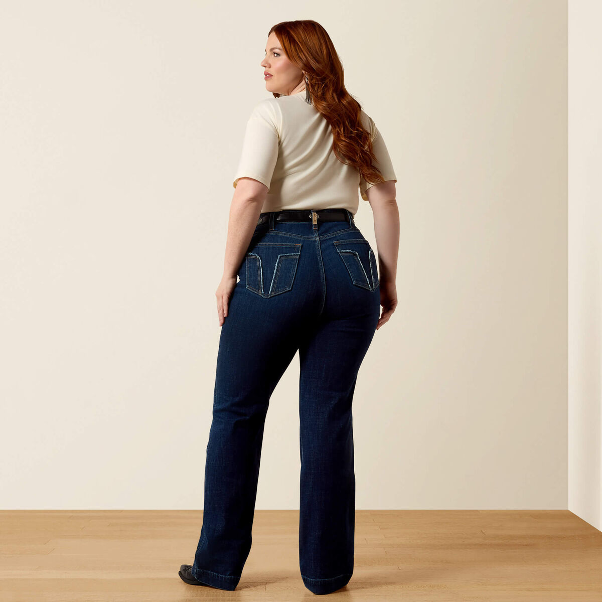 High Rise Avani Slim Trouser Jeans - Salinas