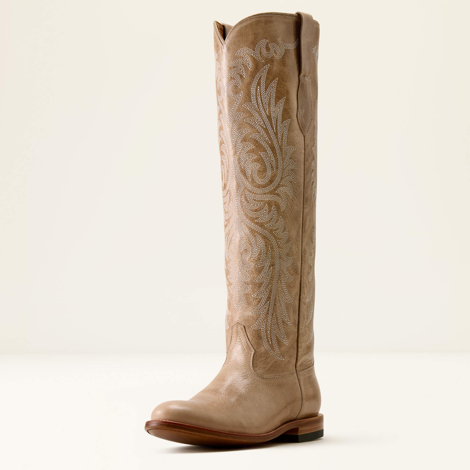 Bench Made Penelope Roper Toe Boot 3-4 Front - CLASSIC TAUPE