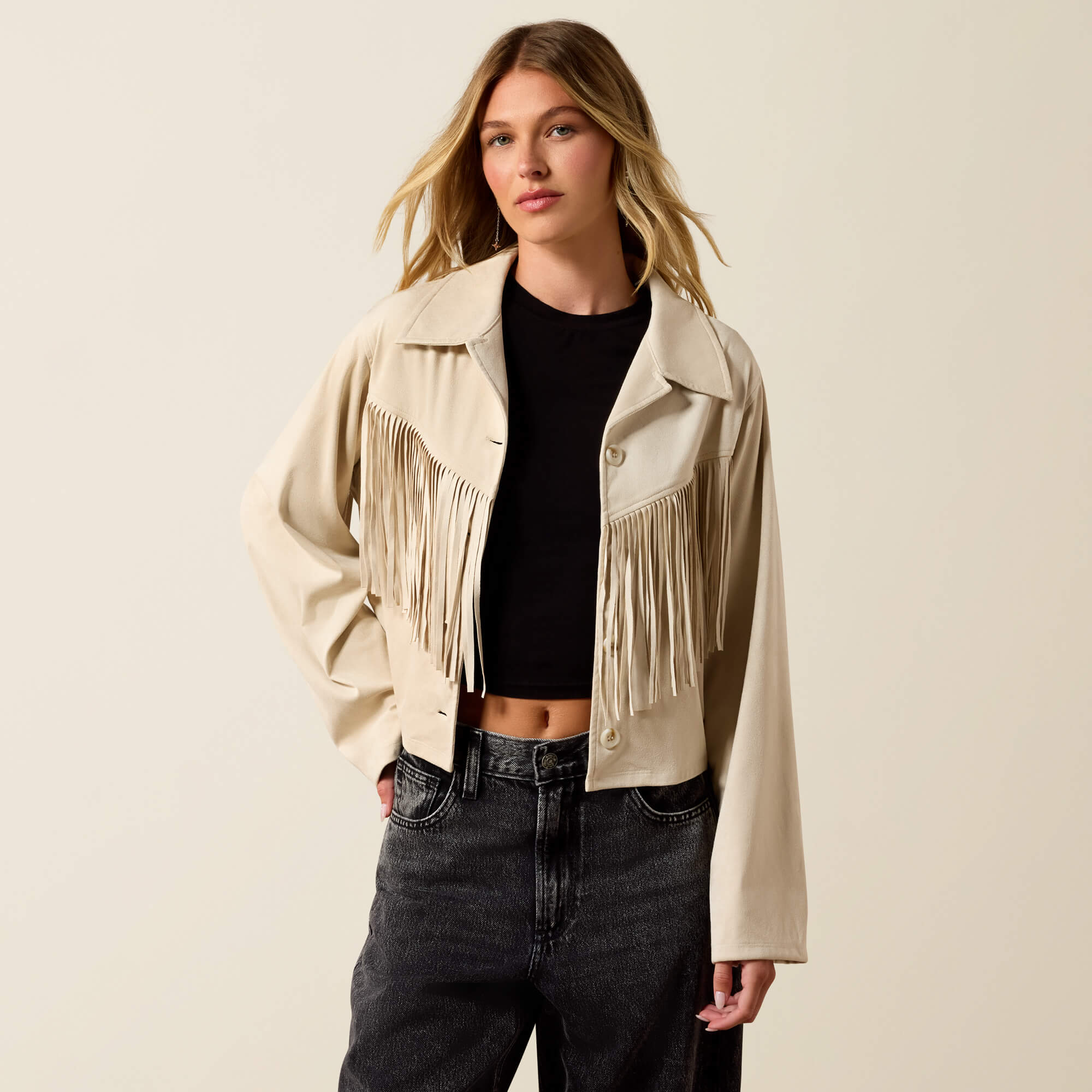 Oakley Jacket Front - CREAM