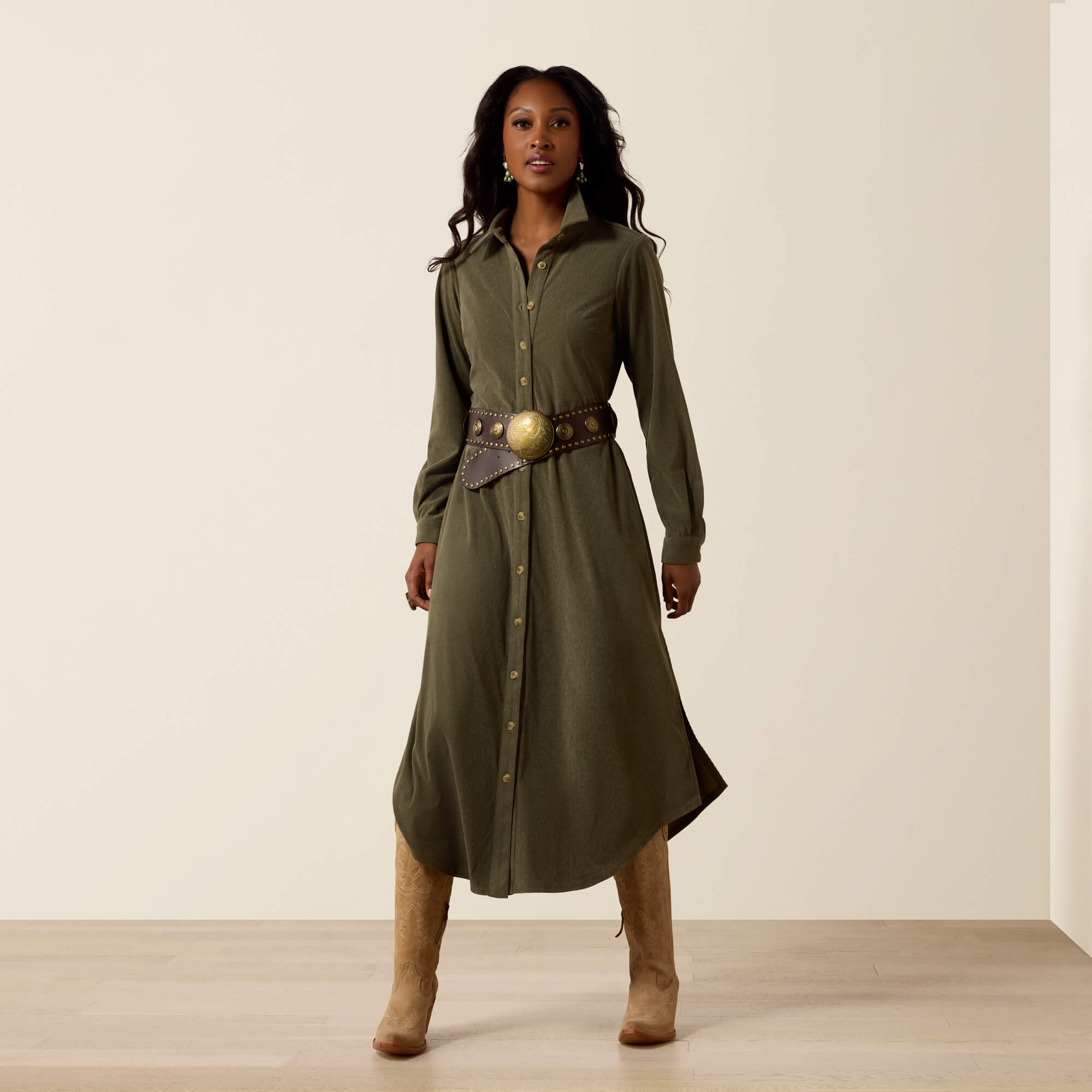 Salem Dress Full - GREEN