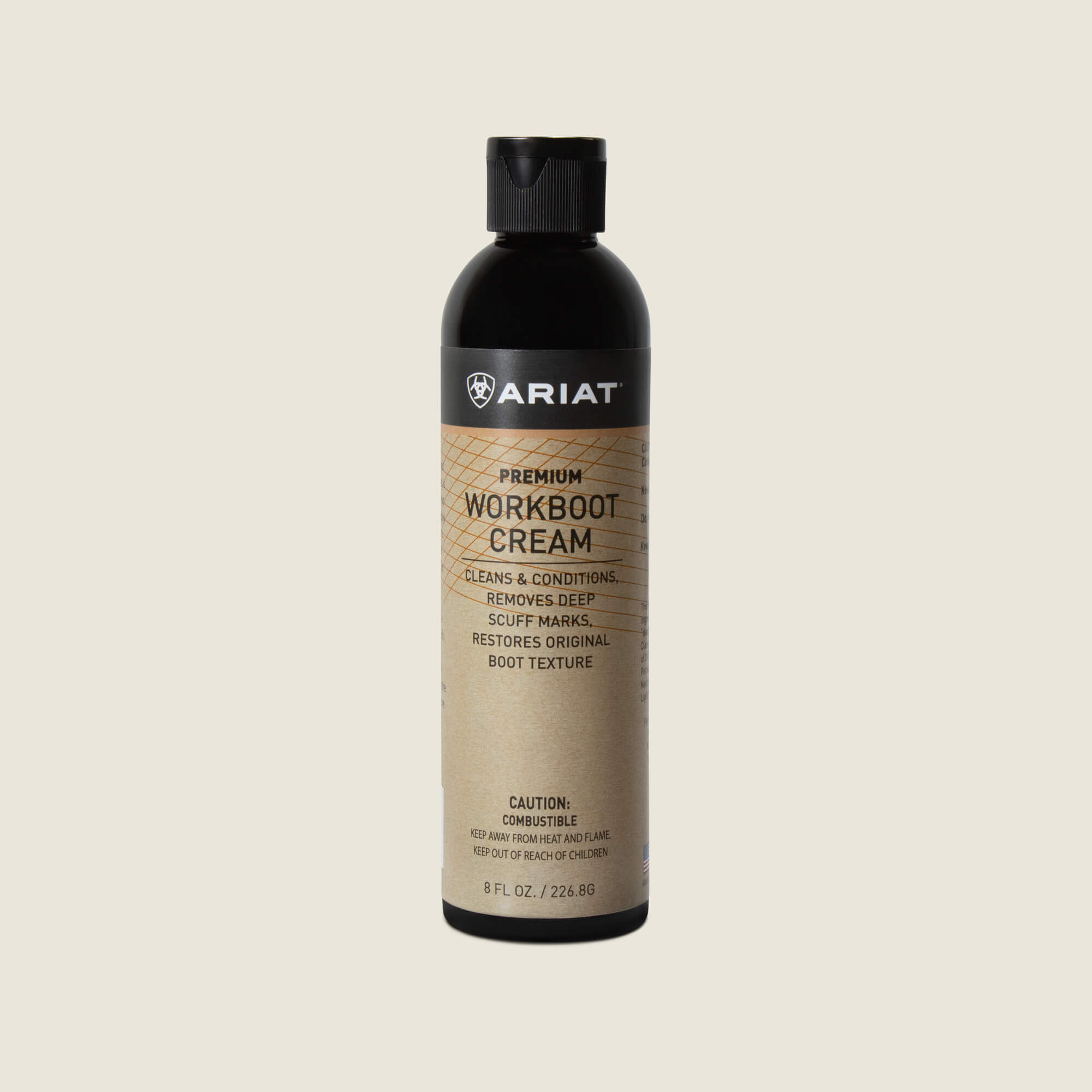 Workboot Cream 8 oz Front