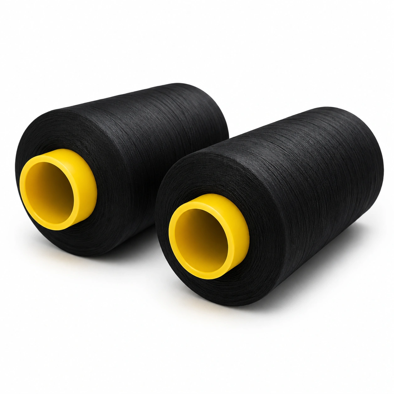 Polyester Garn Schwarz 2er Set-Roomvistaa