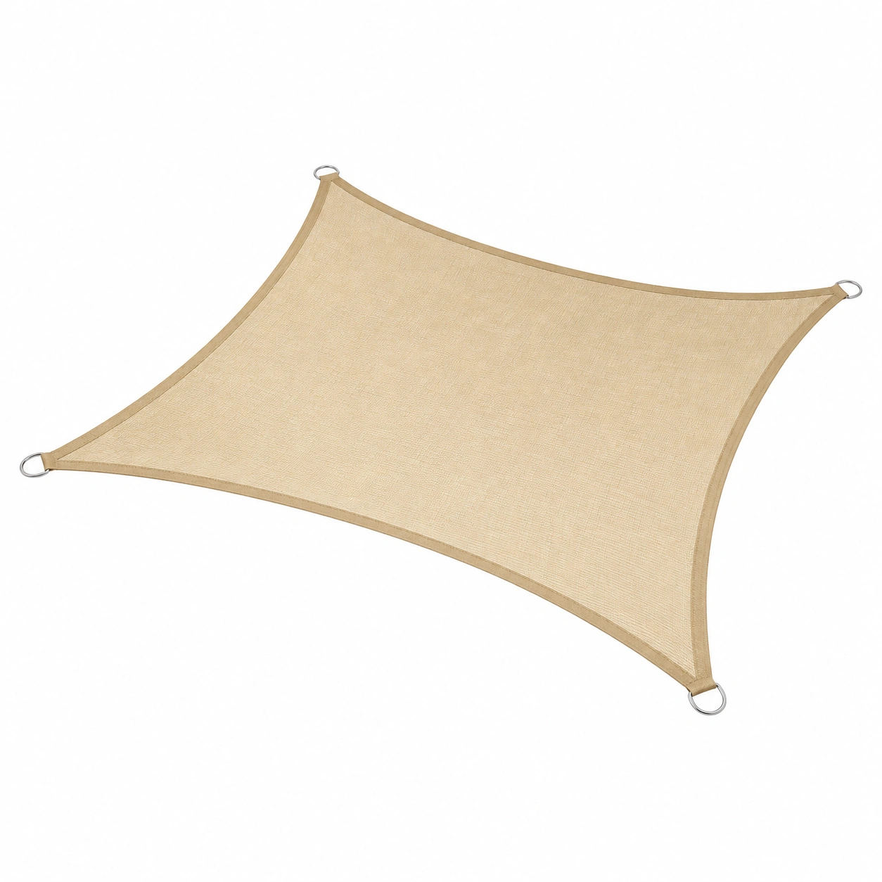 Quadratisches Sonnensegel Beige-Roomvistaa