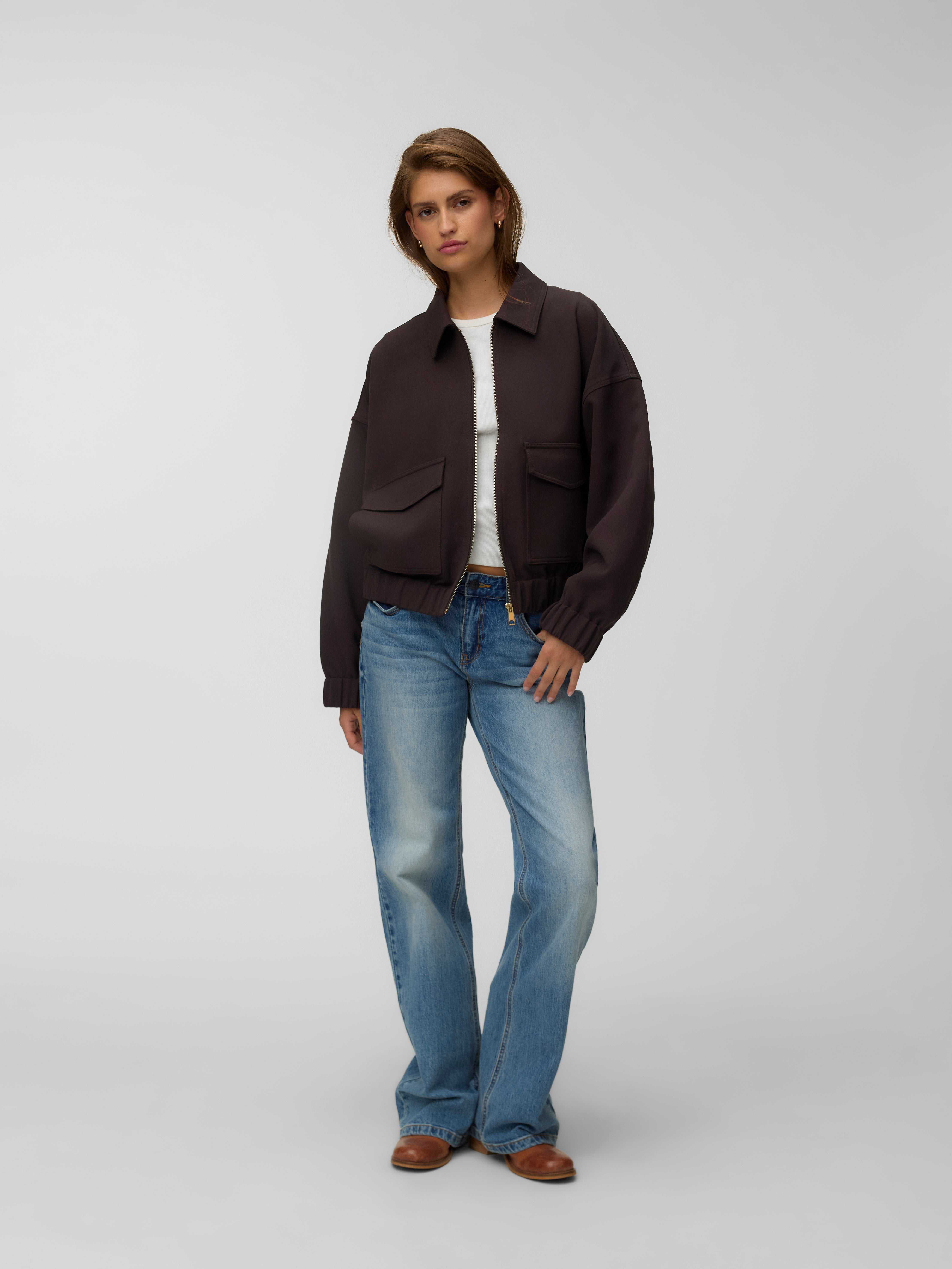 VMOLIVIA Light Jacket - Chocolate Torte