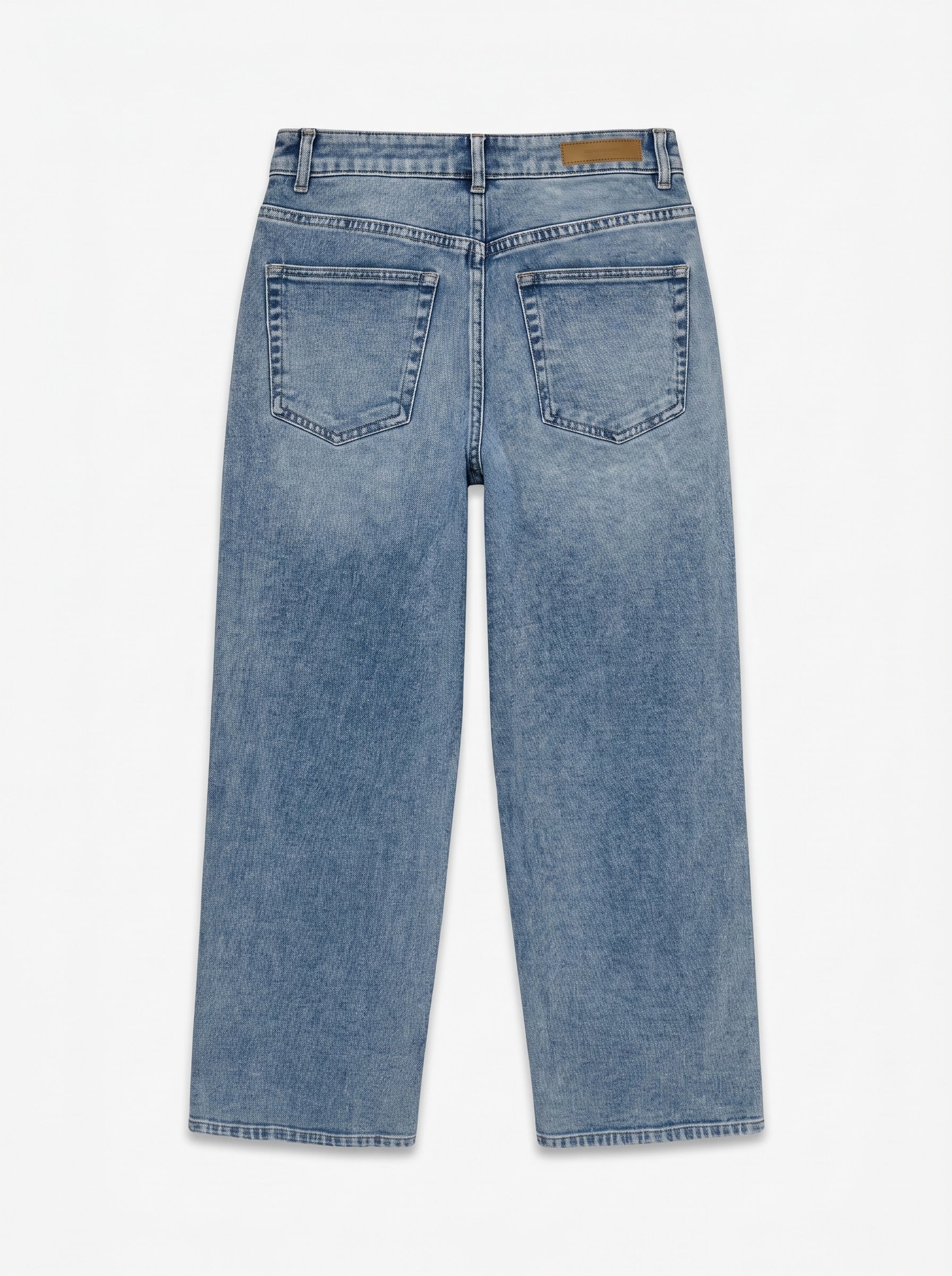VMSUNNY Super high rise Wide Leg Fit Jeans - Light Blue Denim