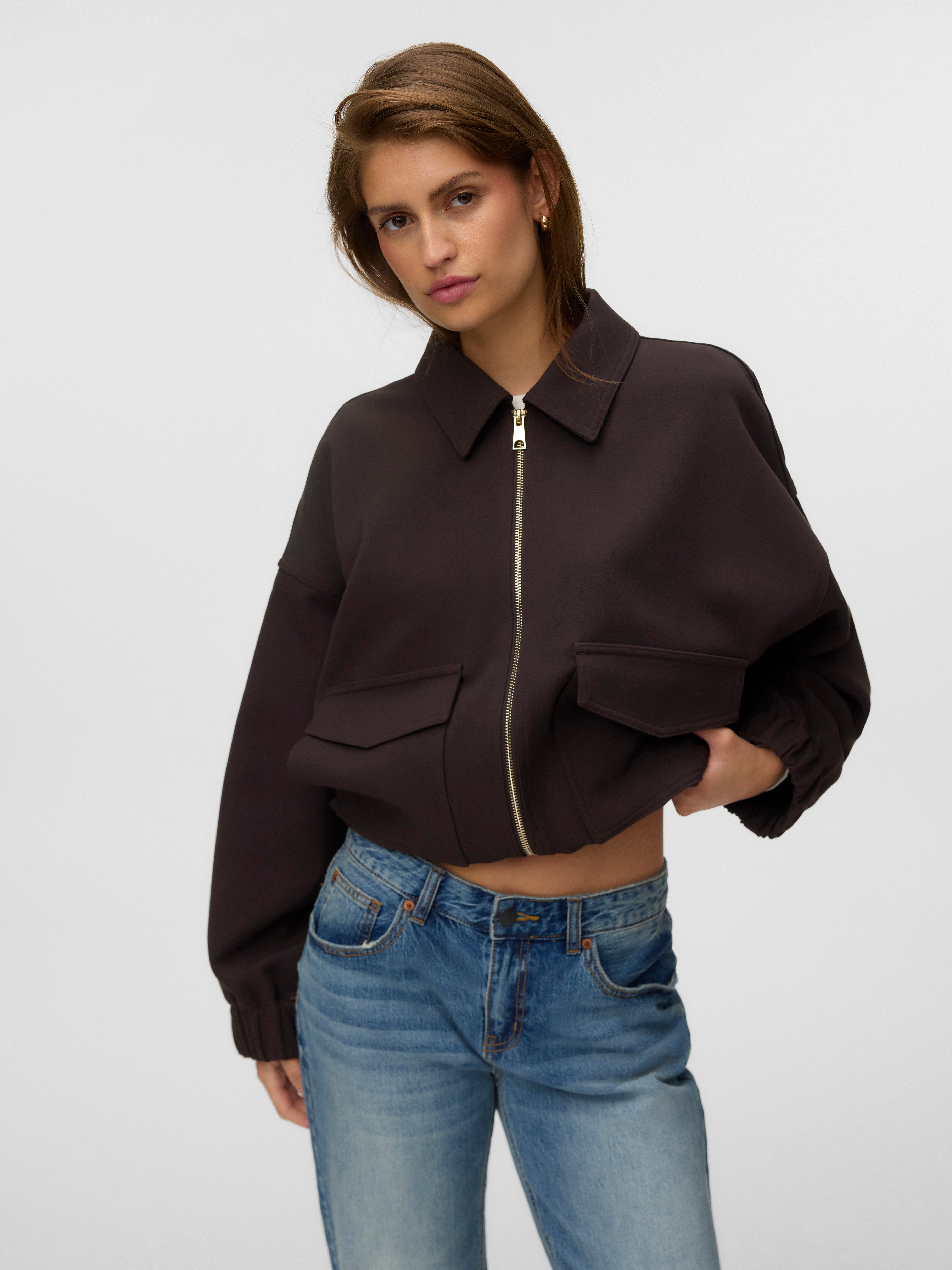 VMOLIVIA Light Jacket - Chocolate Torte