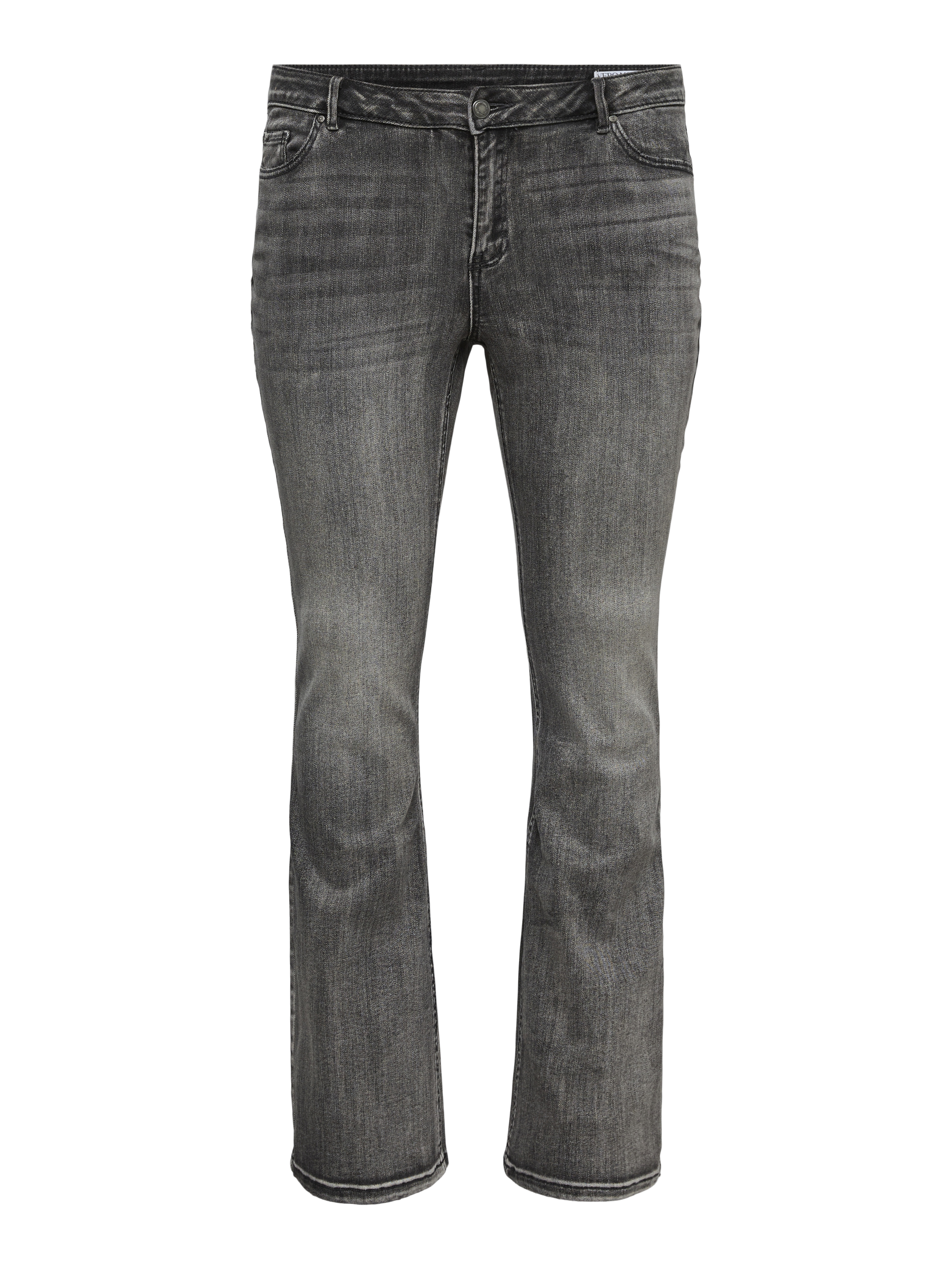 VMCFLASH Mid rise Flared Fit Jeans - Medium Grey Denim