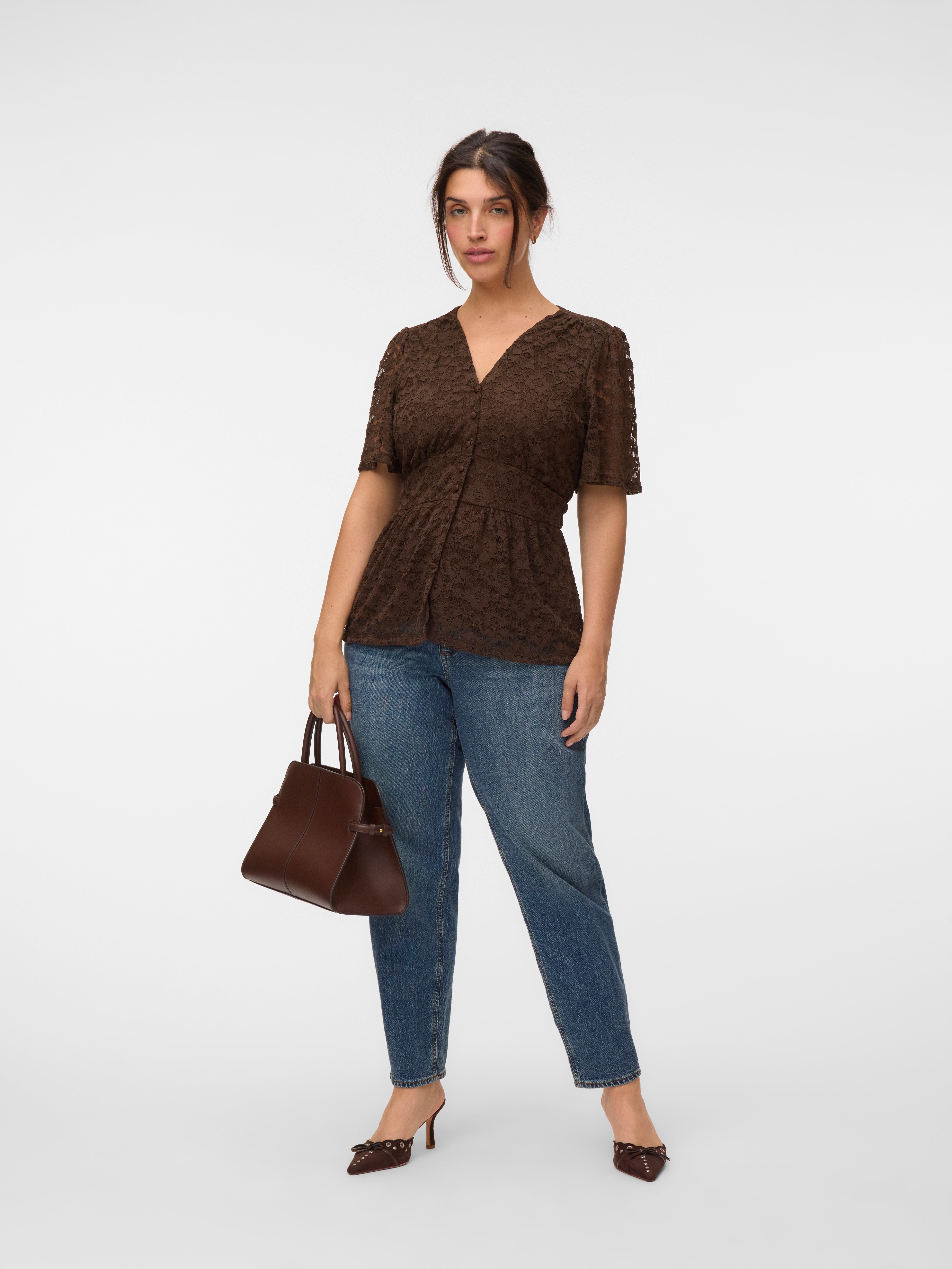 VMDEA Top - Chocolate Brown