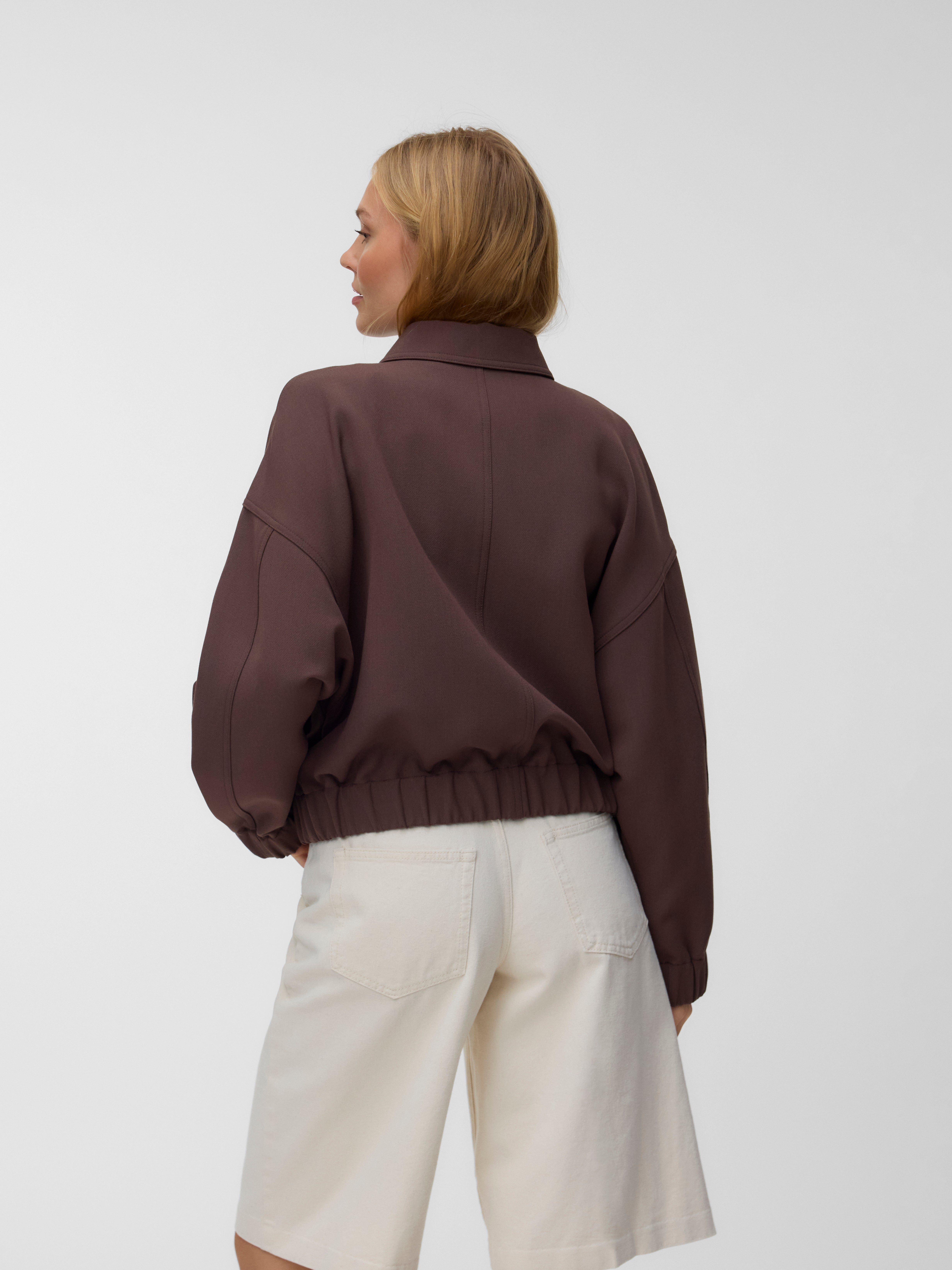 VMOLIVIA Light Jacket - Chocolate Martini