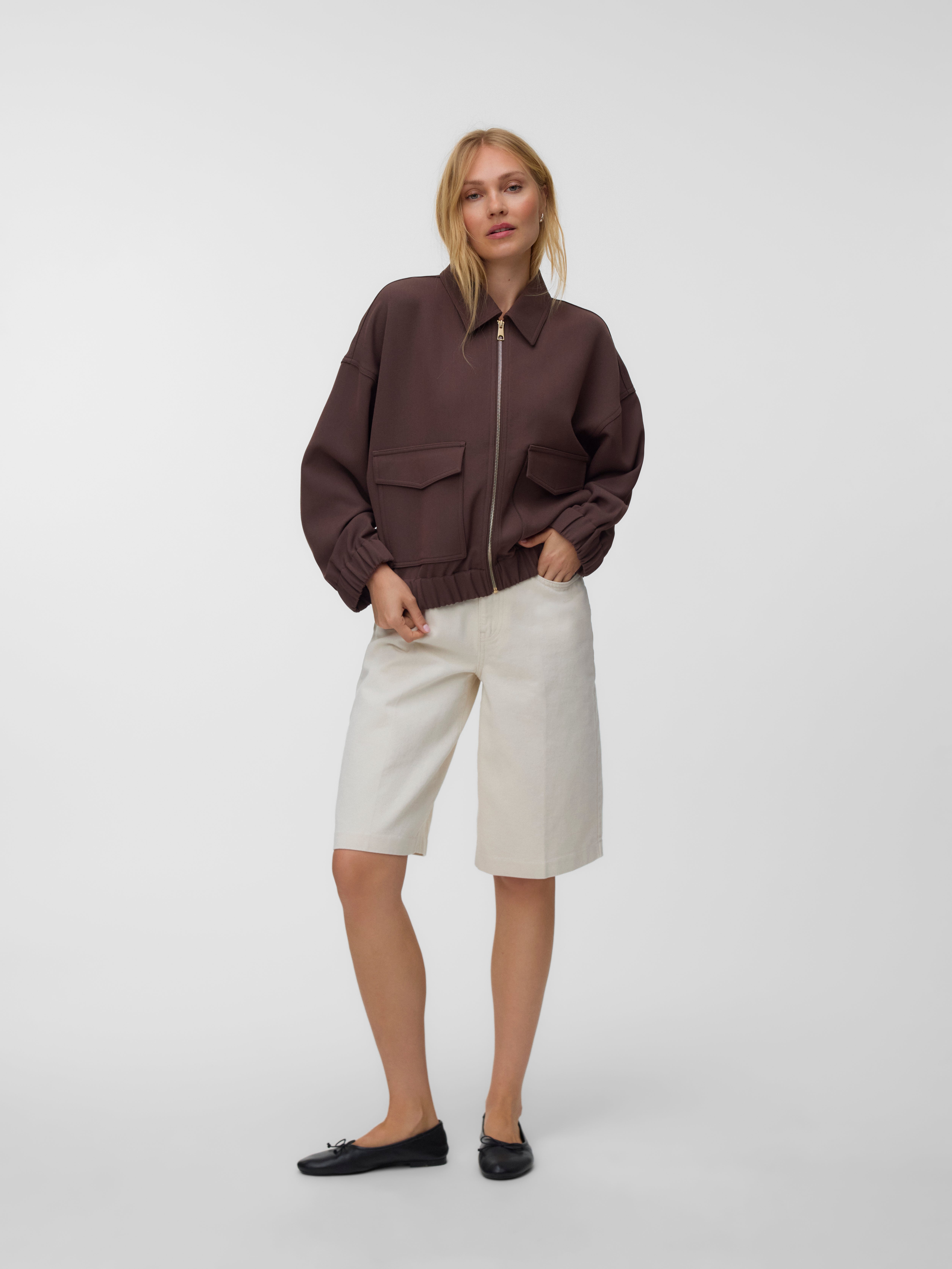 VMOLIVIA Light Jacket - Chocolate Martini