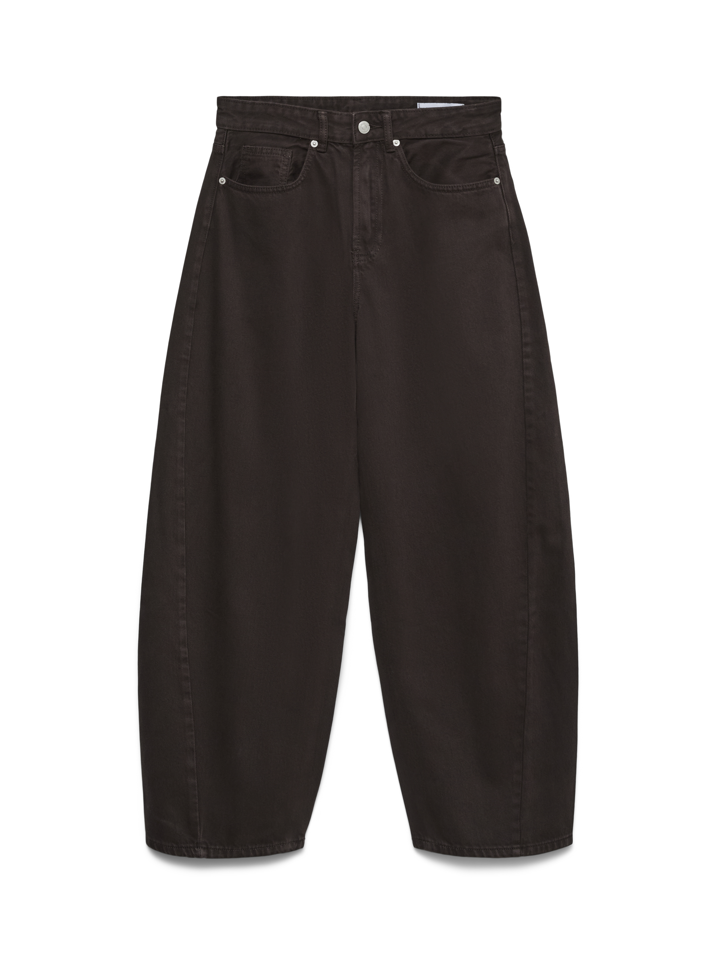 VMZOE Mid rise Barrel Fit Jeans - Chocolate Torte