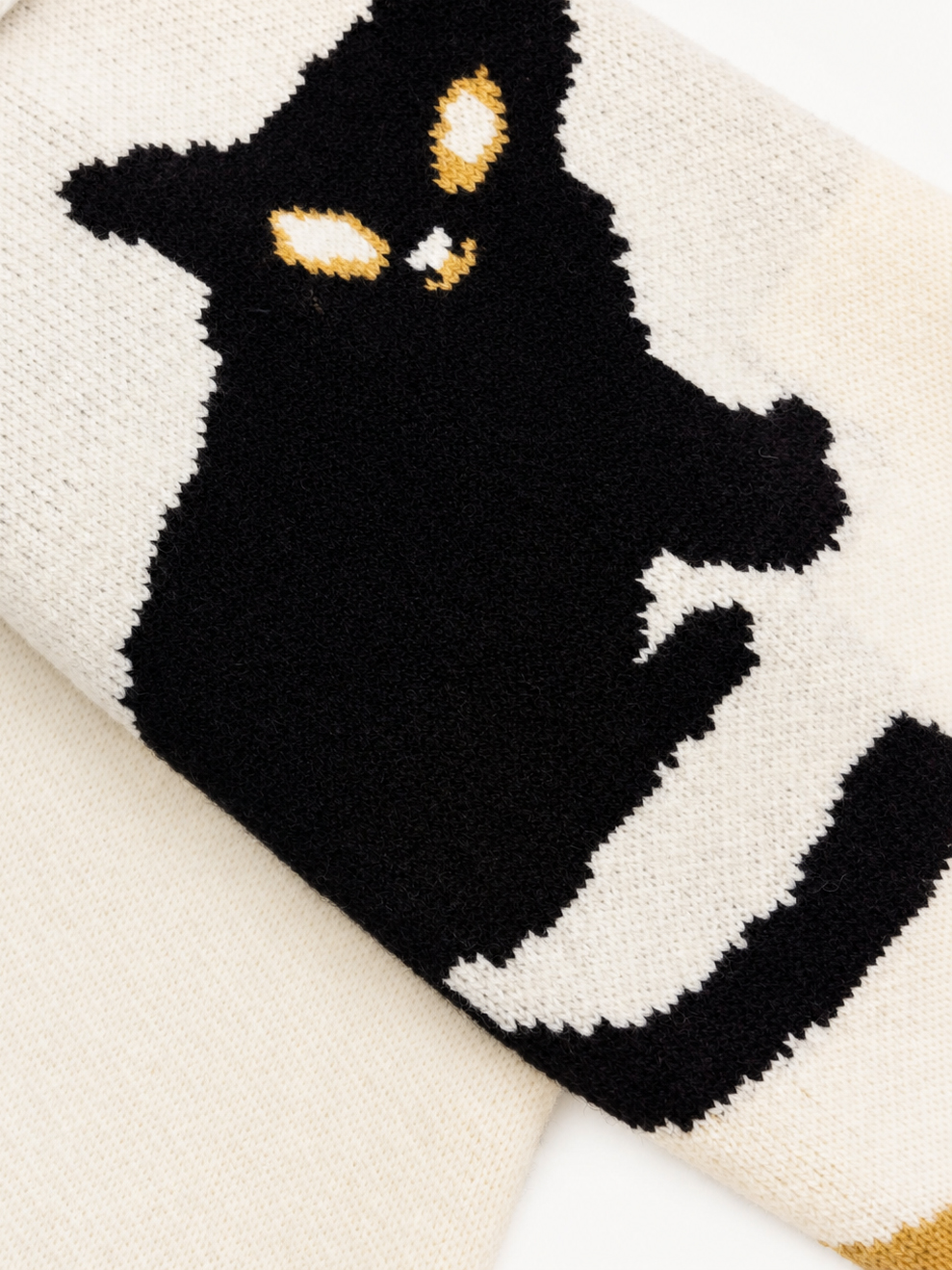 OYL-Lab Lazy Cat Jacquard  Sweater