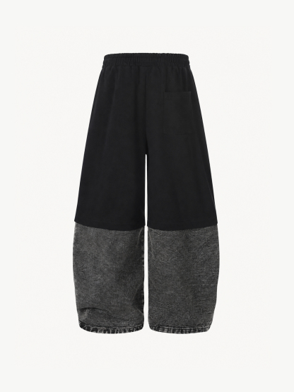 OYL-Lab Two-Tone Sweat  Baggy Pants