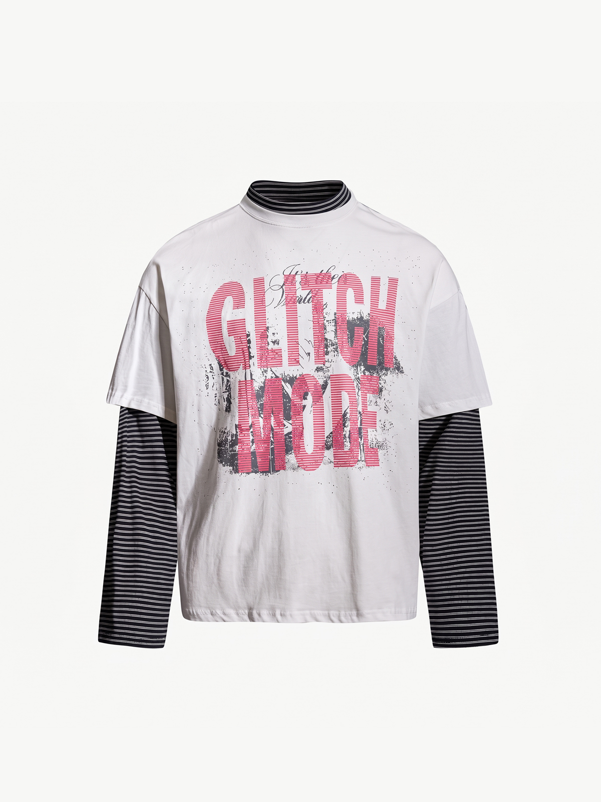 OYL-Lab Vintage Fake Two Piece Long Sleeve Tee