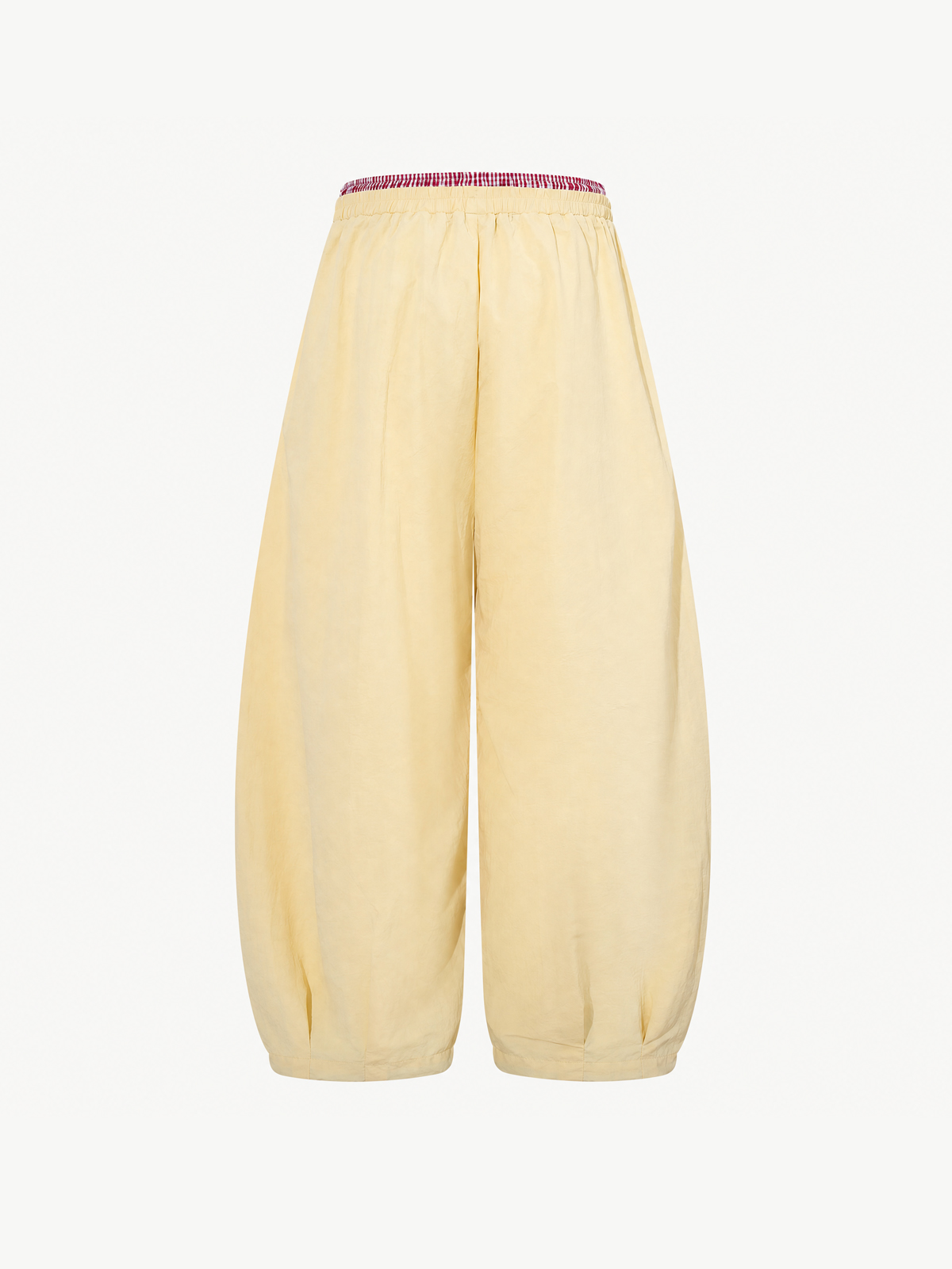 OYL-Lab Crinkle  Embroidery Parachute Pants
