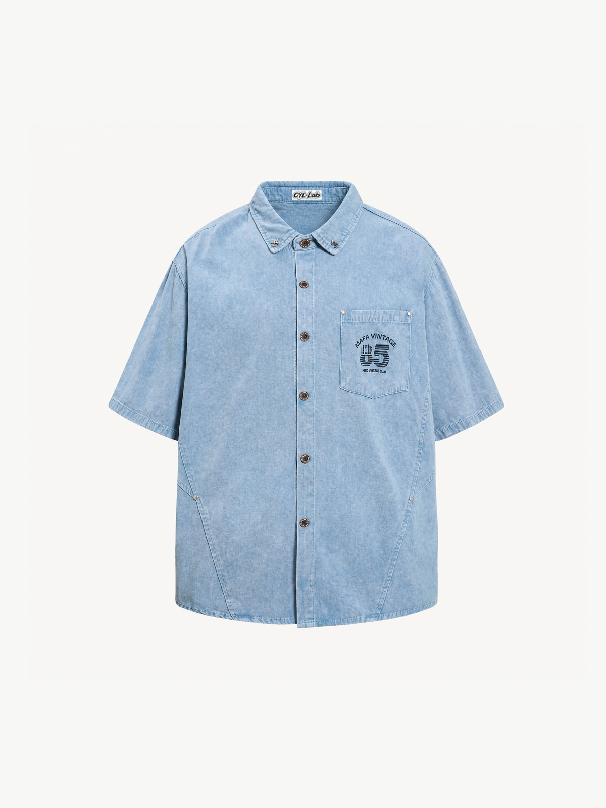 OYL-Lab 85 Embroidered Short Sleeve Shirt