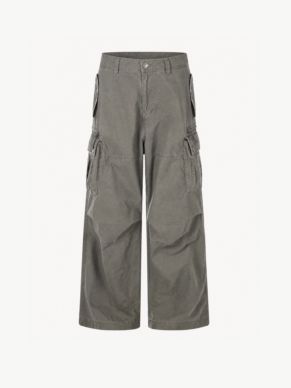 OYL-Lab Vintage Washed Multi-Pocket Cargo Pants