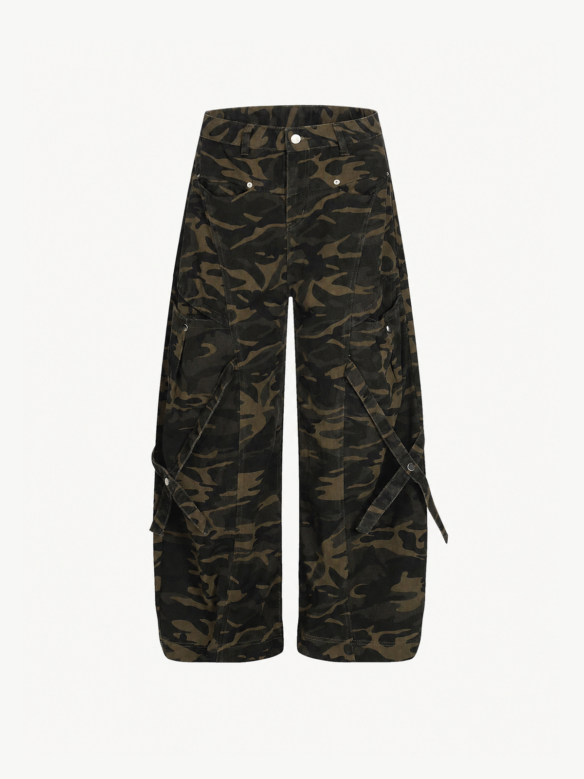 OYL-Lab Camouflage Strap Detail Cargo Pants