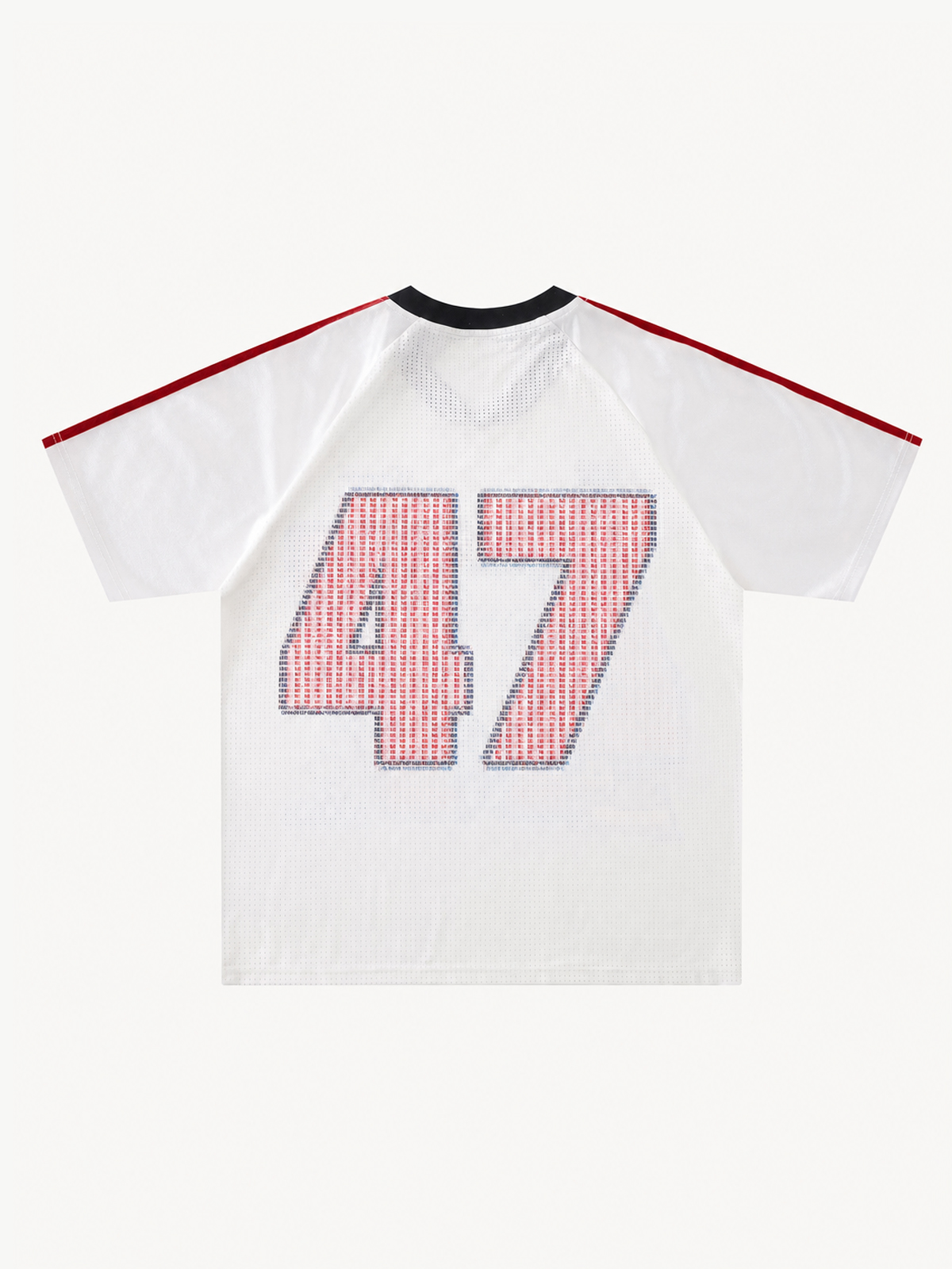 OYL-Lab Vintage Cartoon Mesh Soccer Jersey Tee