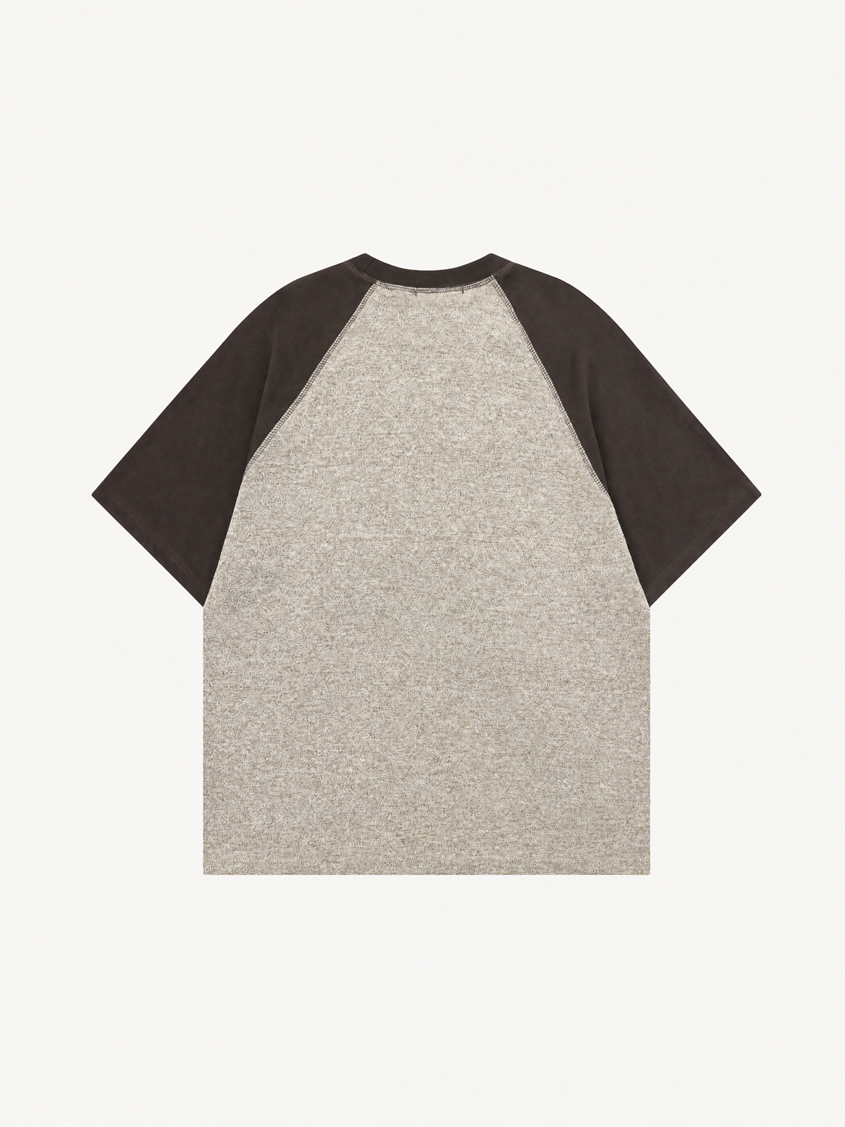 OYL-Lab  Faded Sketch Cat Butterfly Color Block Tee