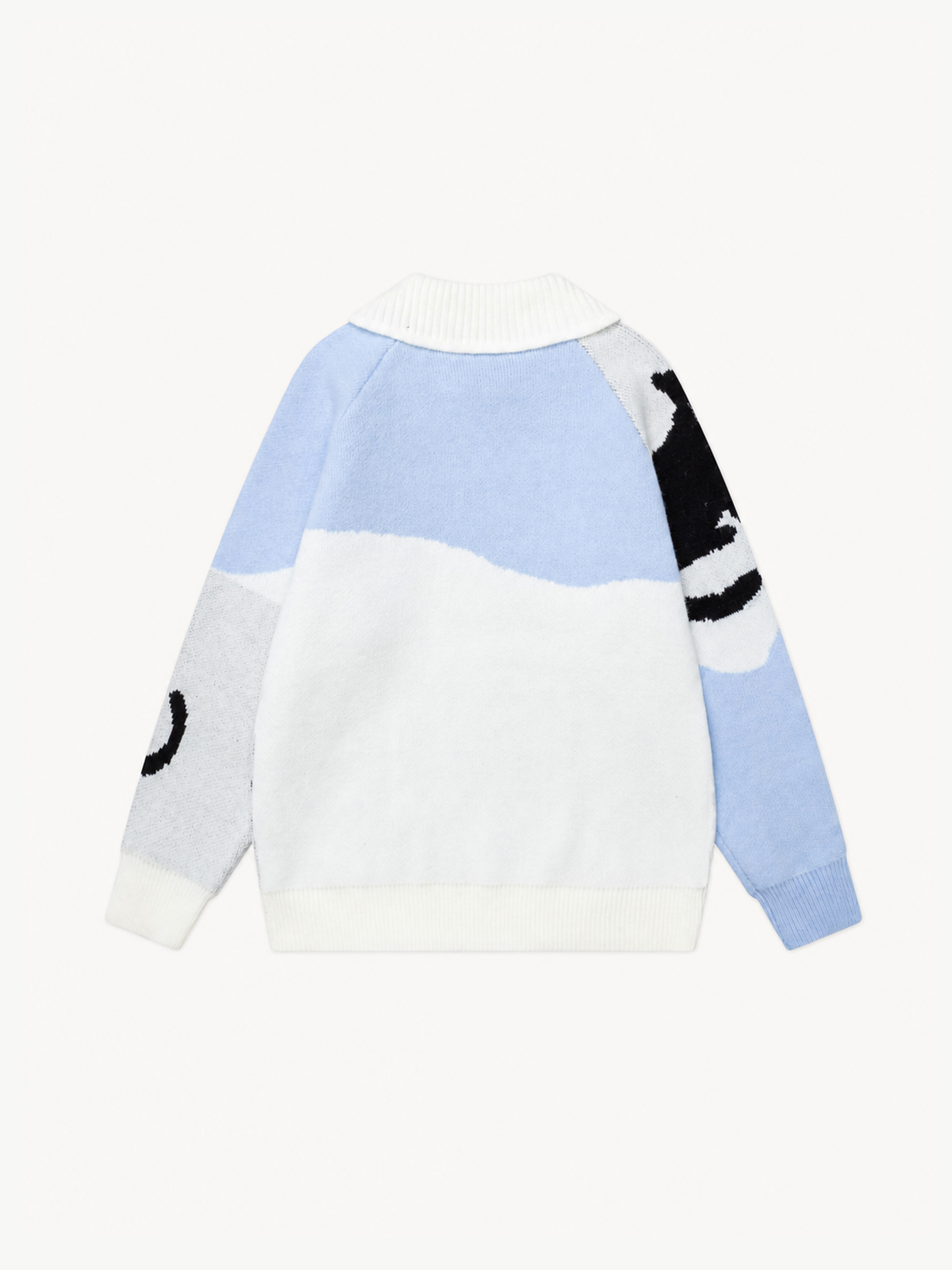 OYL-Lab Lazy Cat Jacquard  Sweater