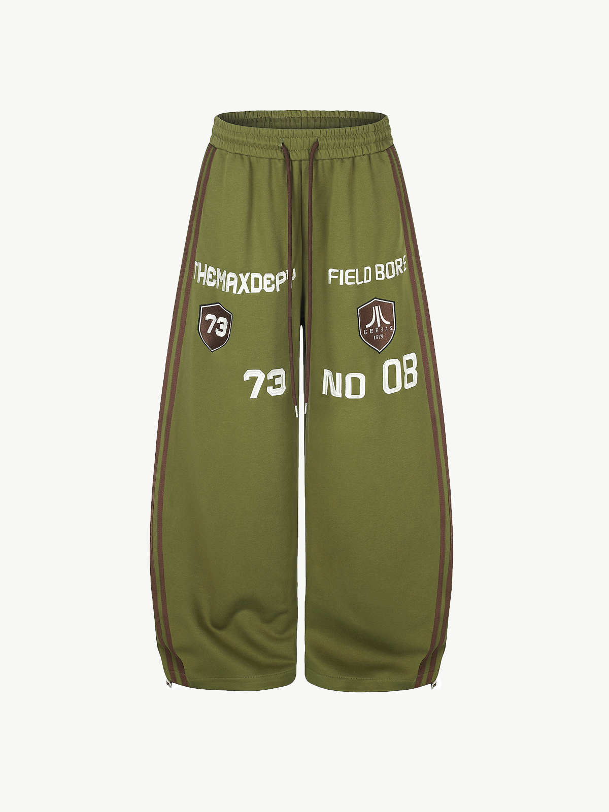OYL-Lab Vintage Embroidered Baggy Sweatpants
