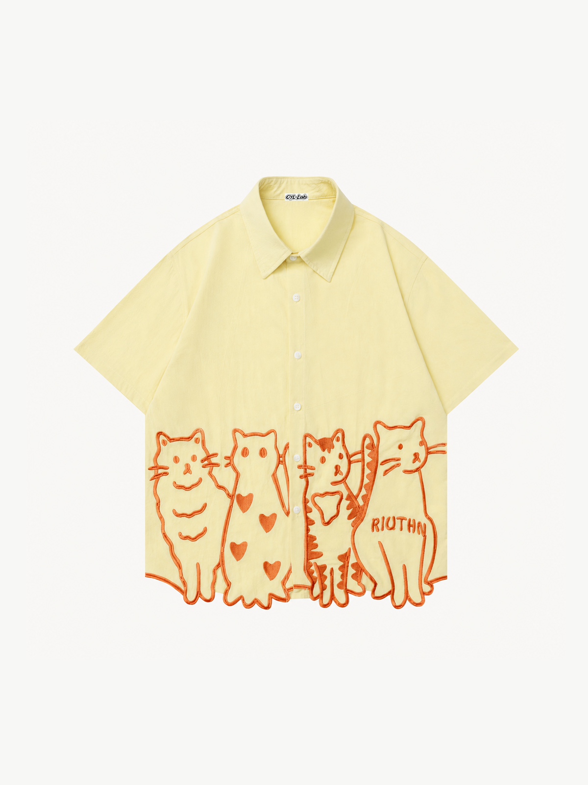 [Copy][Copy]OYL-Lab  90s Varsity 94 Print Patchwork Shirt