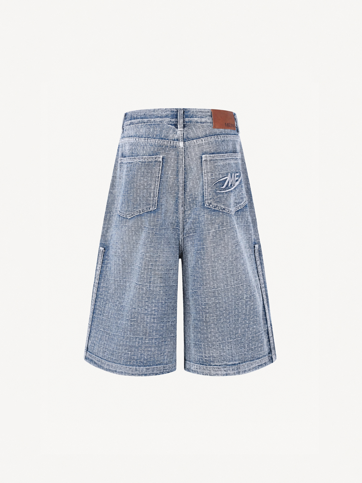OYL-Lab Textured Grid  Baggy Jorts